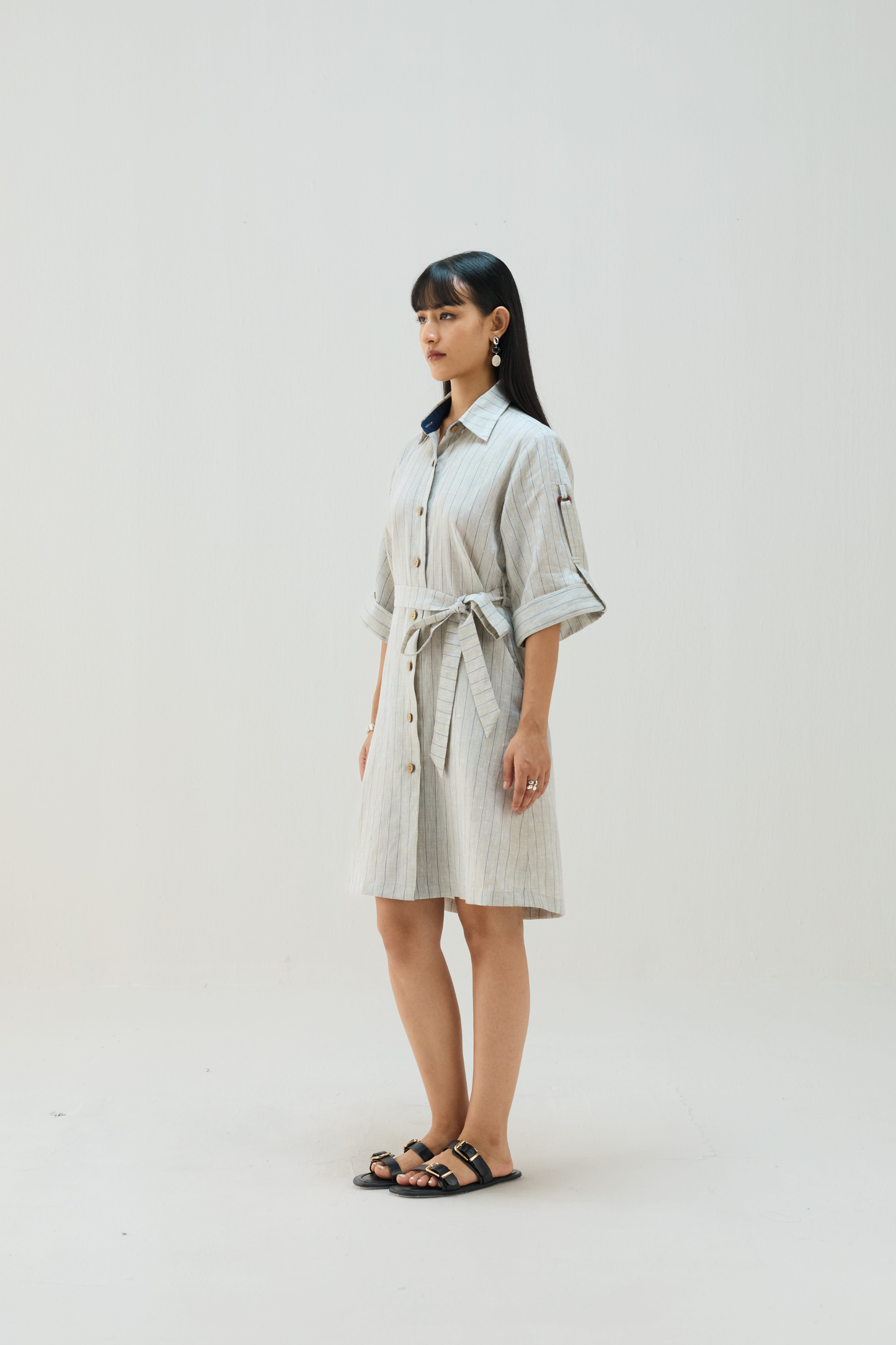 The Sail Linen Shirt Dress