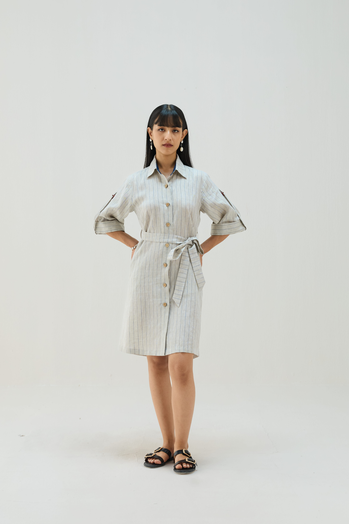 The Sail Linen Shirt Dress