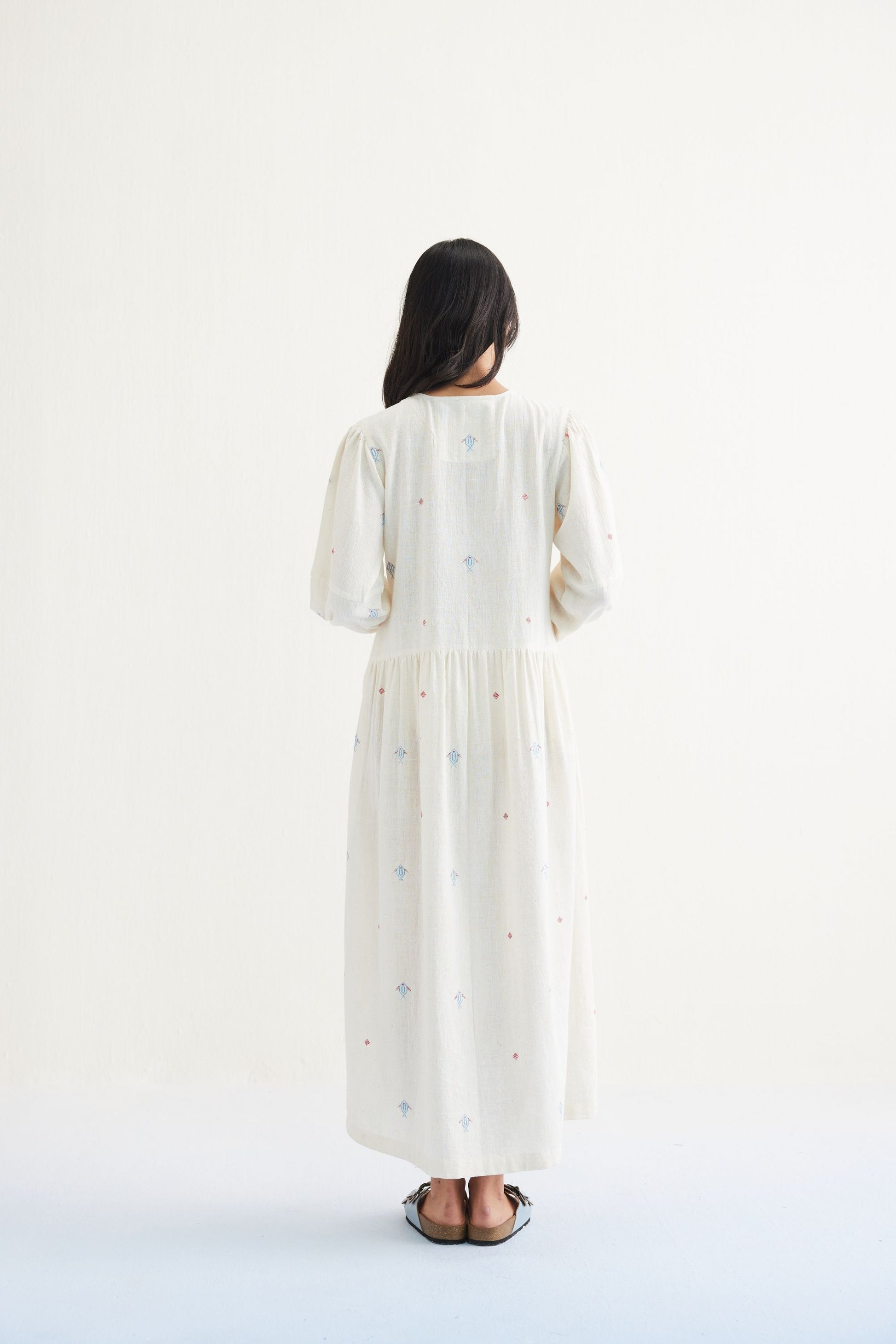 The Shoal Handwoven Kala Cotton Maxi Dress