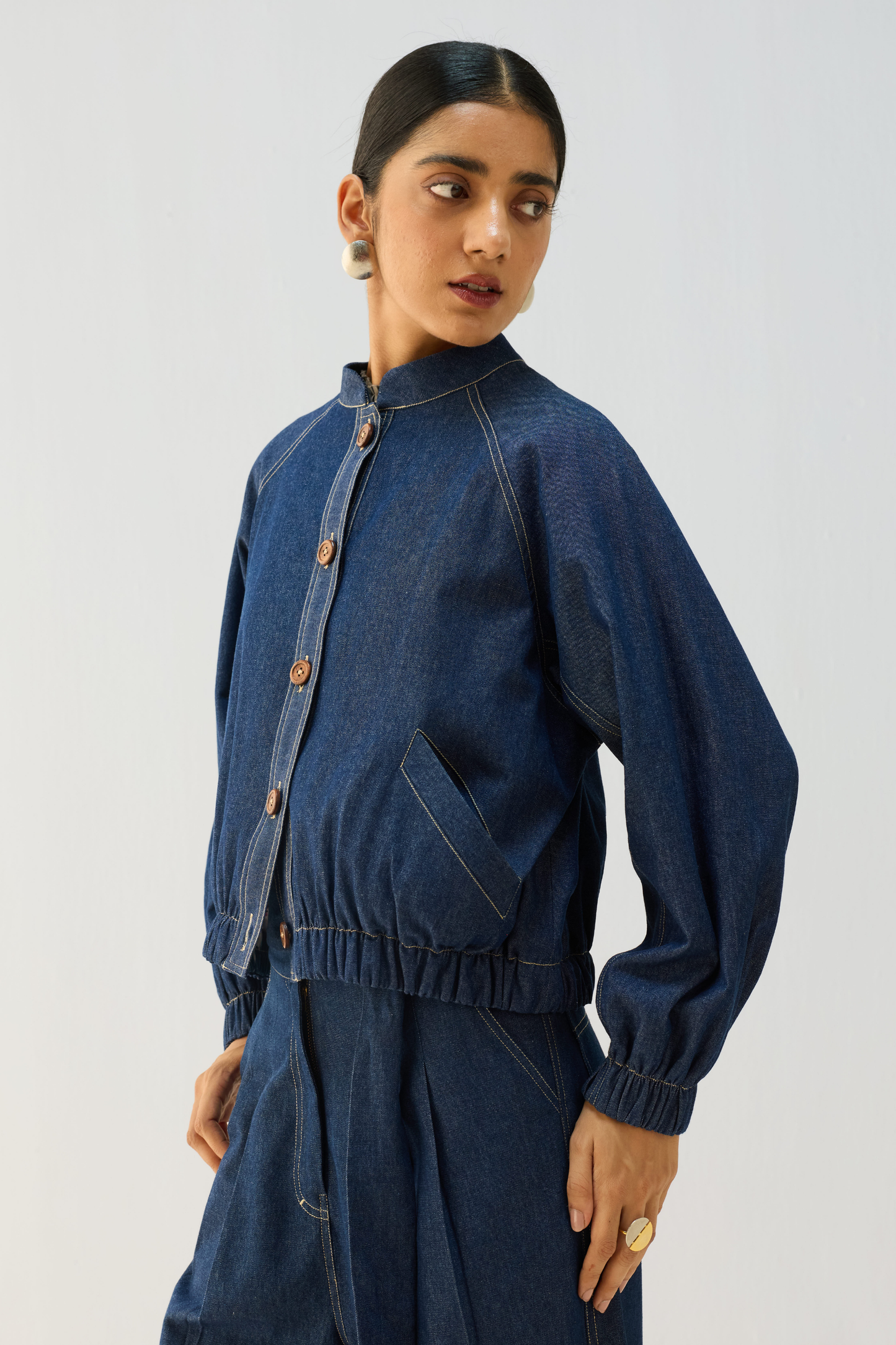 The Slow Sustainable Denim Bomber Jacket