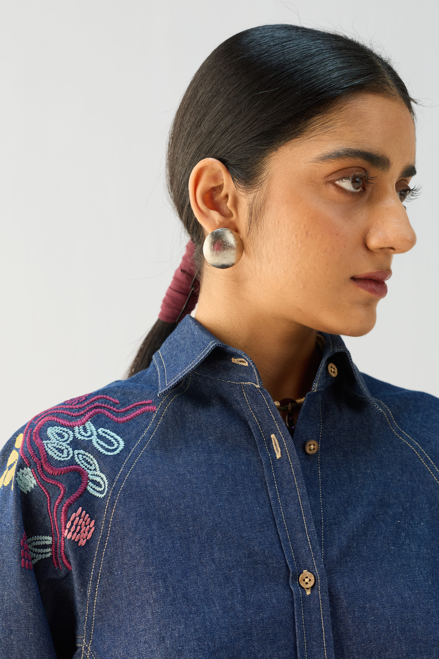 The Wave Sustainable Denim Shirt