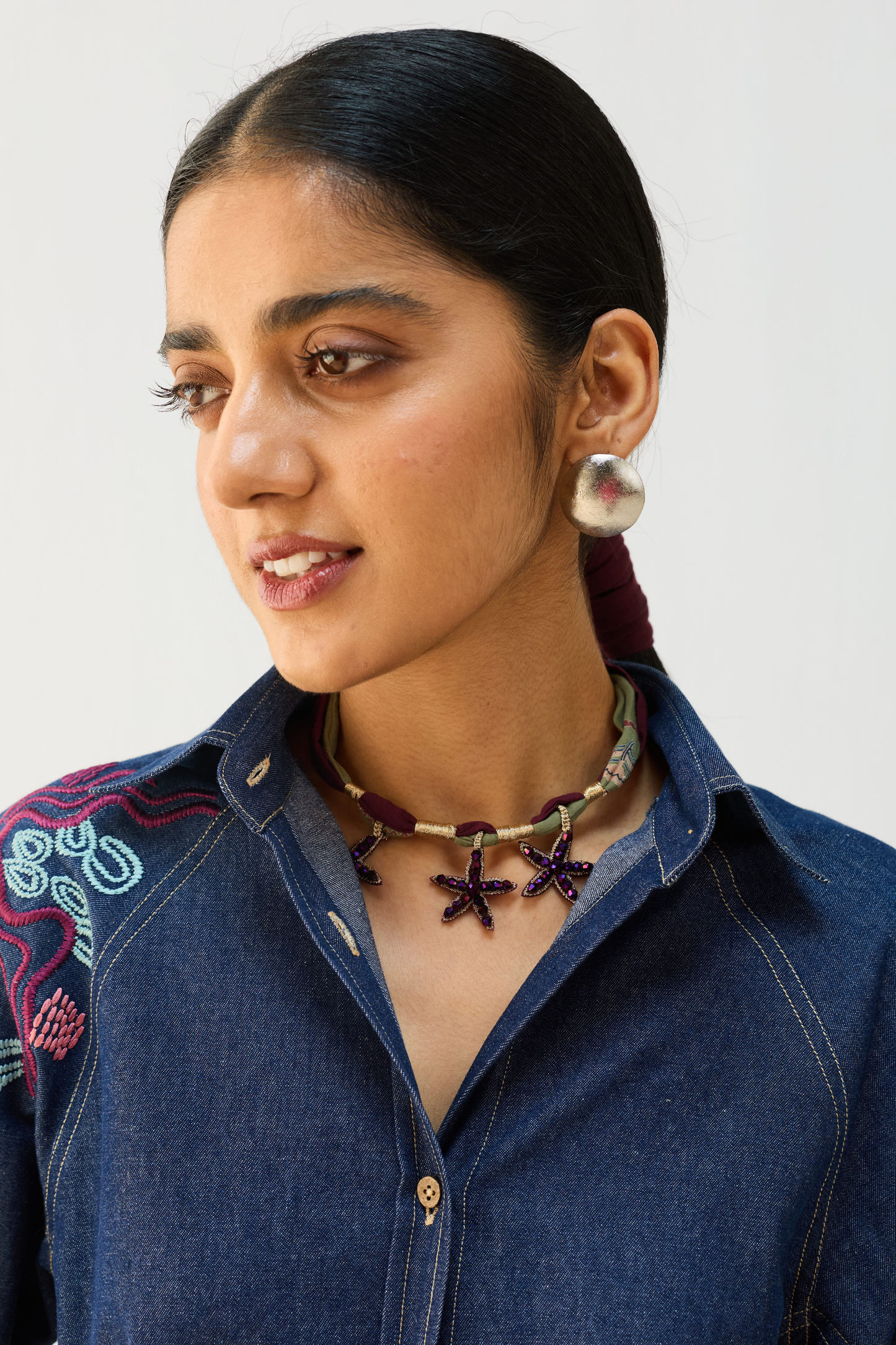 The Wave Sustainable Denim Shirt