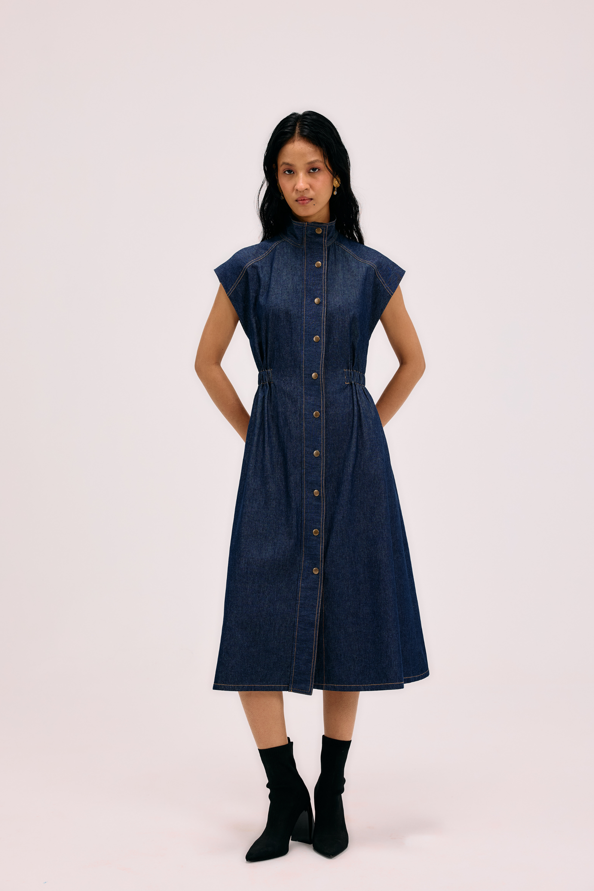 Twilight Glow Sustainable Denim Dress