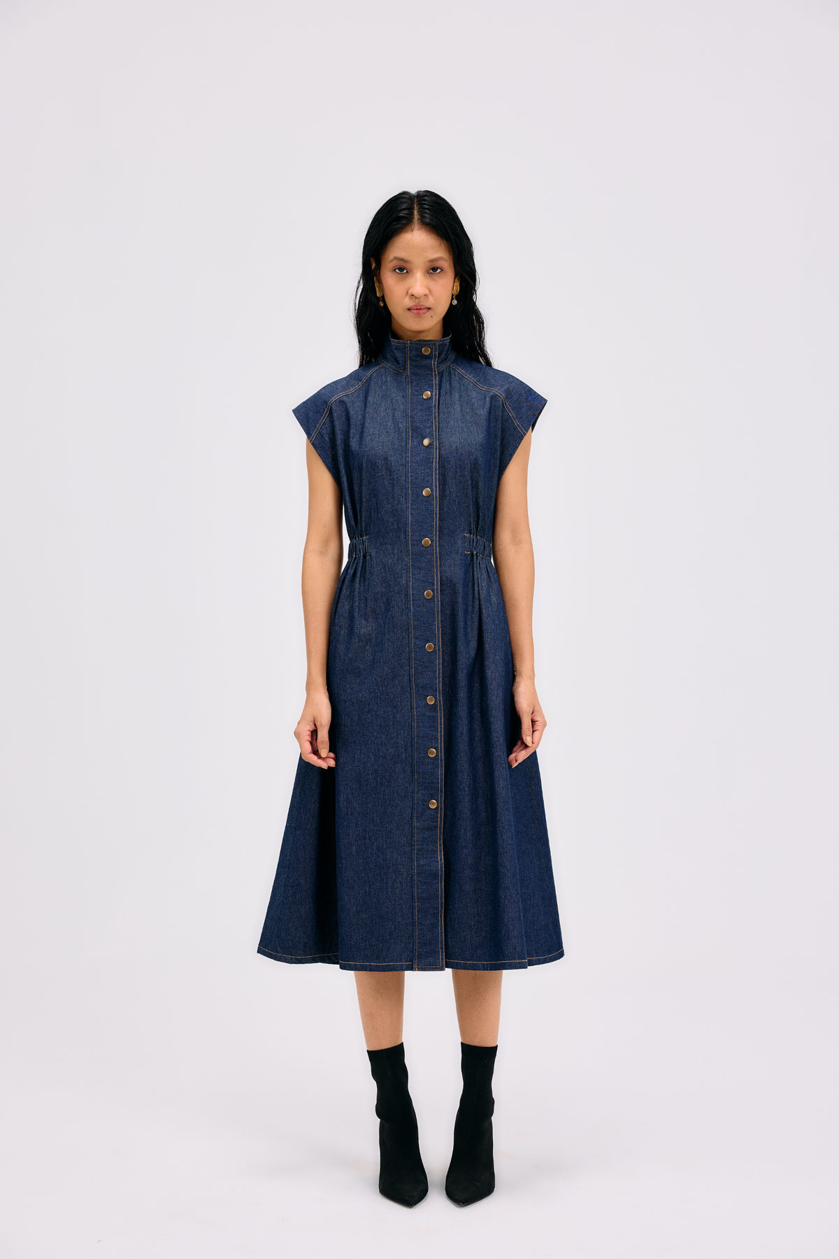 Twilight Glow Sustainable Denim Dress