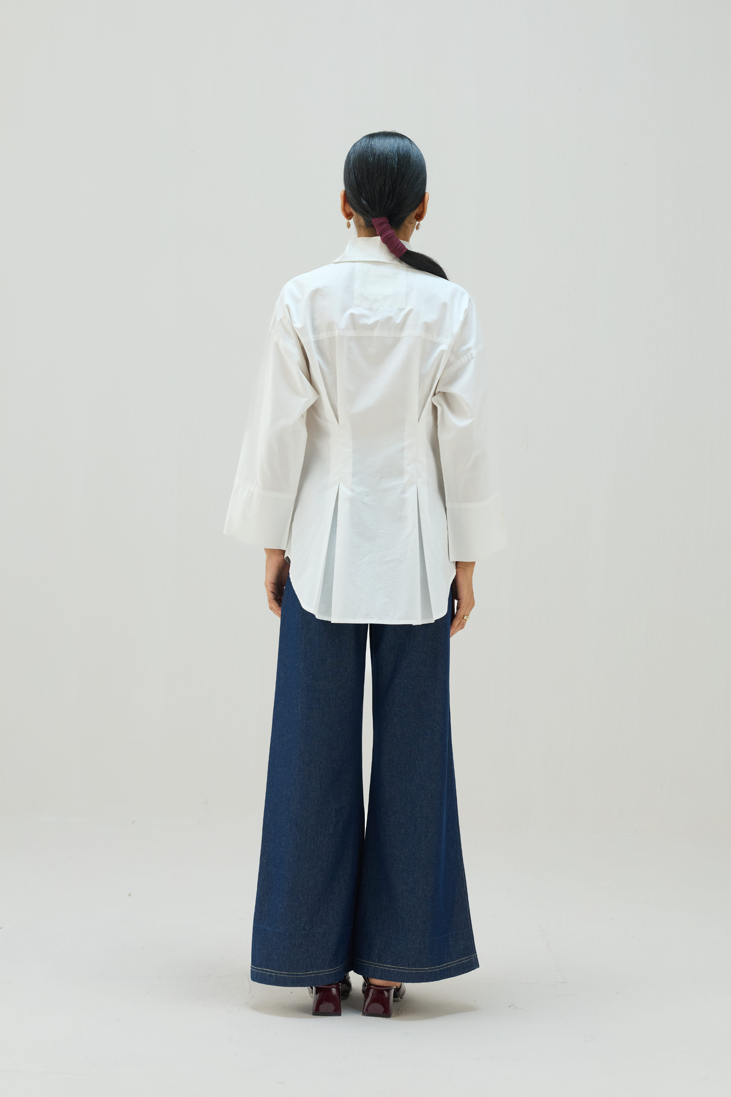 Under The Palms Organic Cotton Wrap Shirt