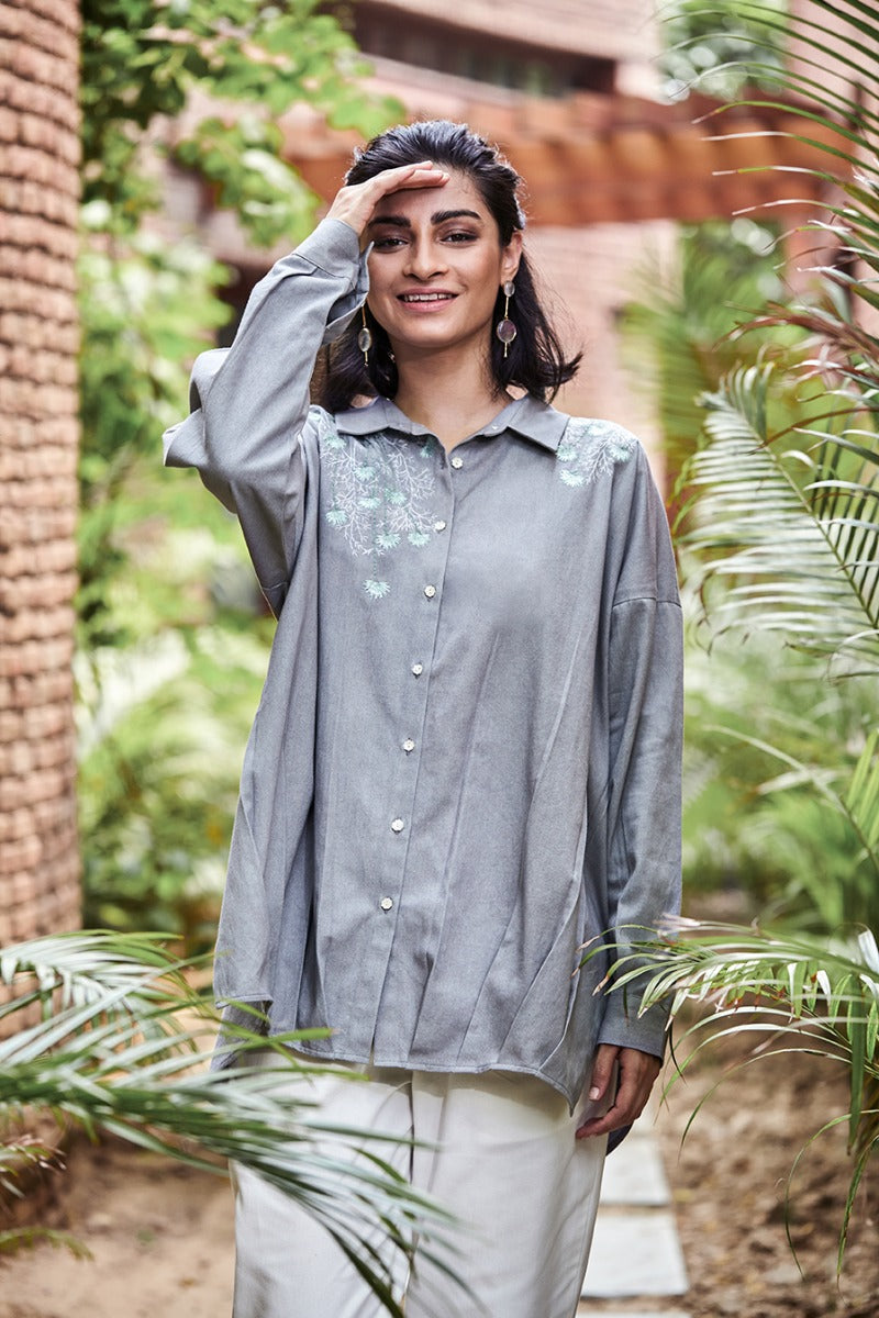 Heart Like a Wildflower organic cotton shirt