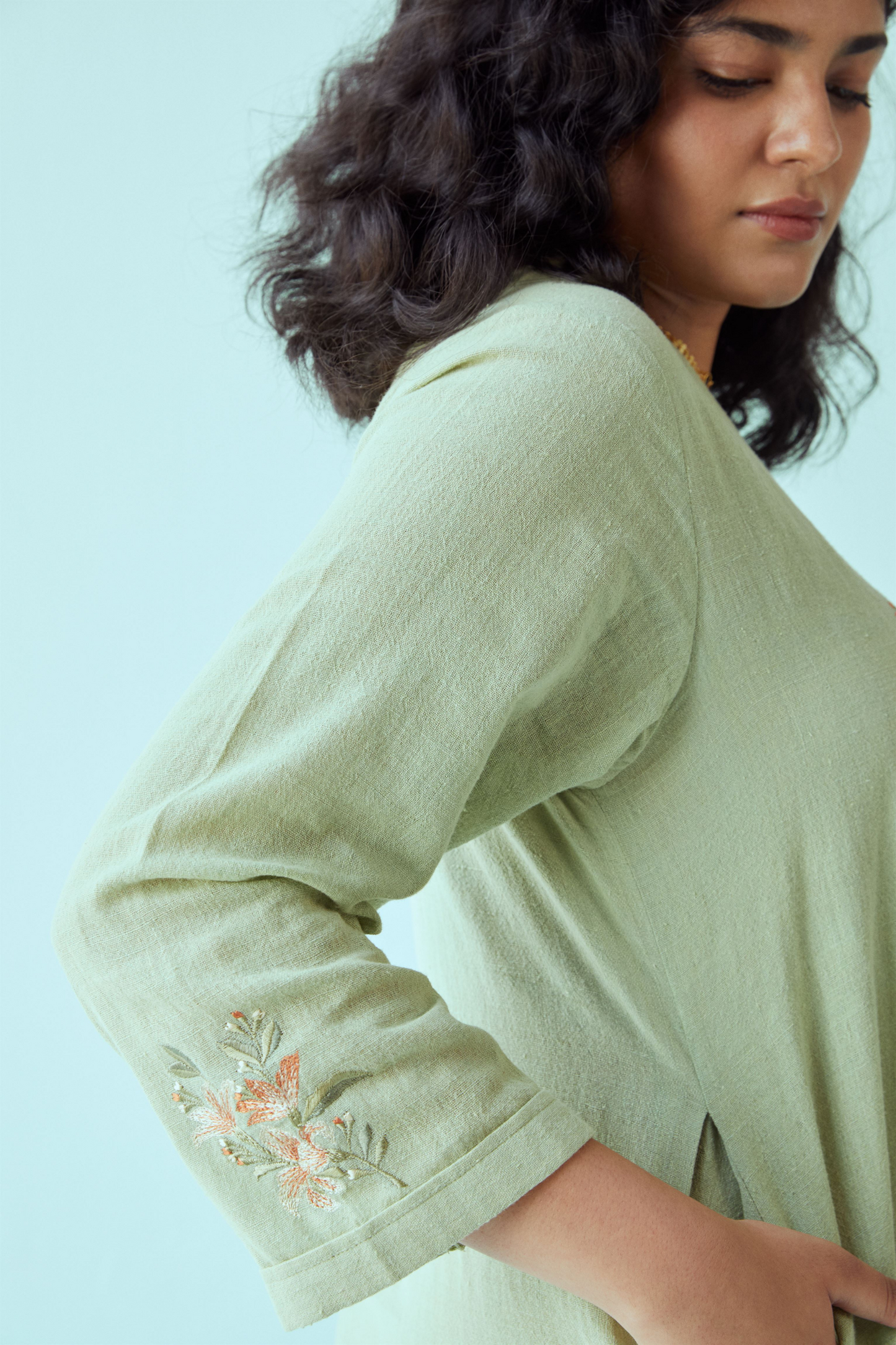 Endless Summer handwoven organic cotton wrap dress