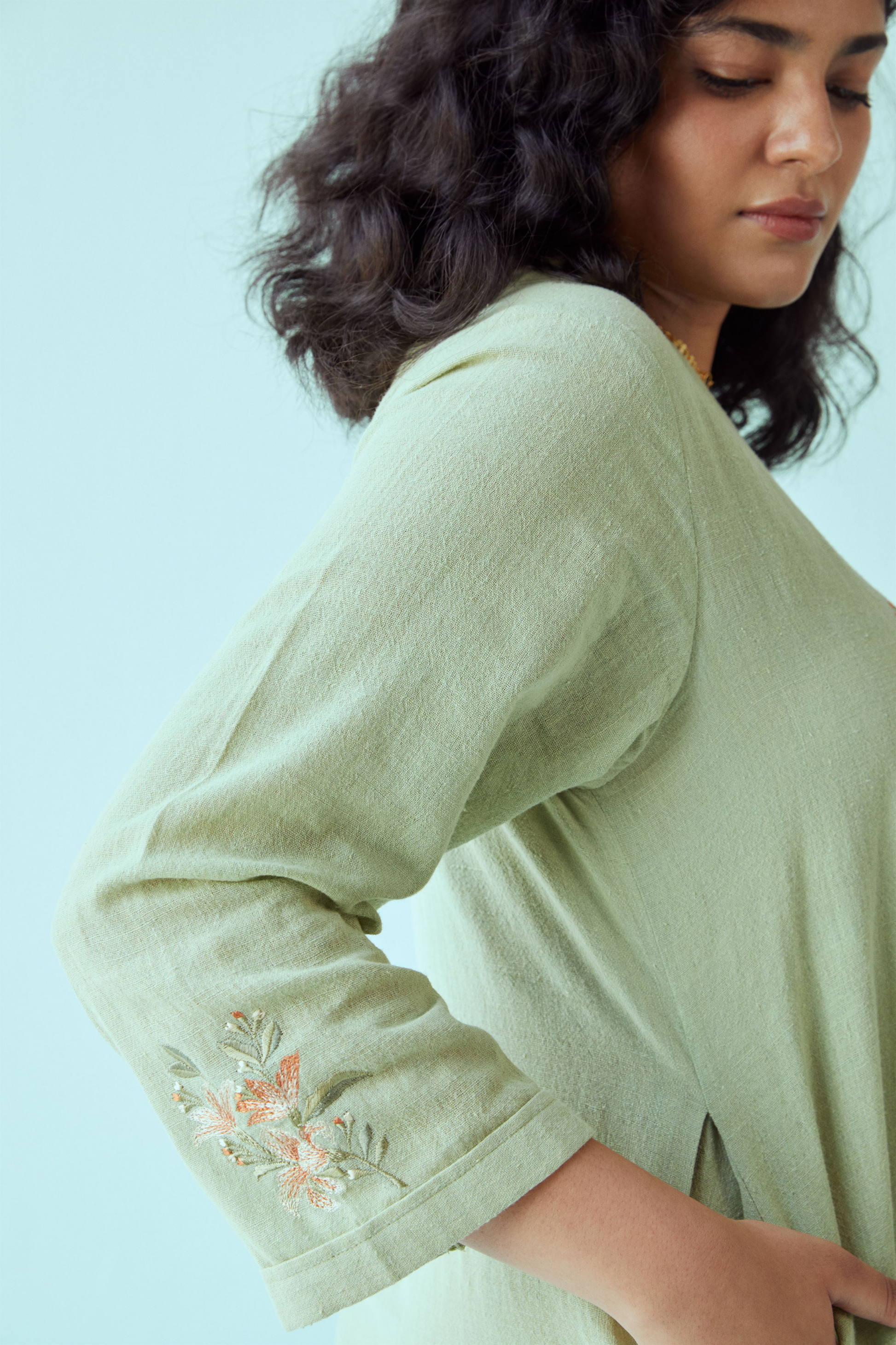 Endless Summer handwoven organic cotton wrap dress