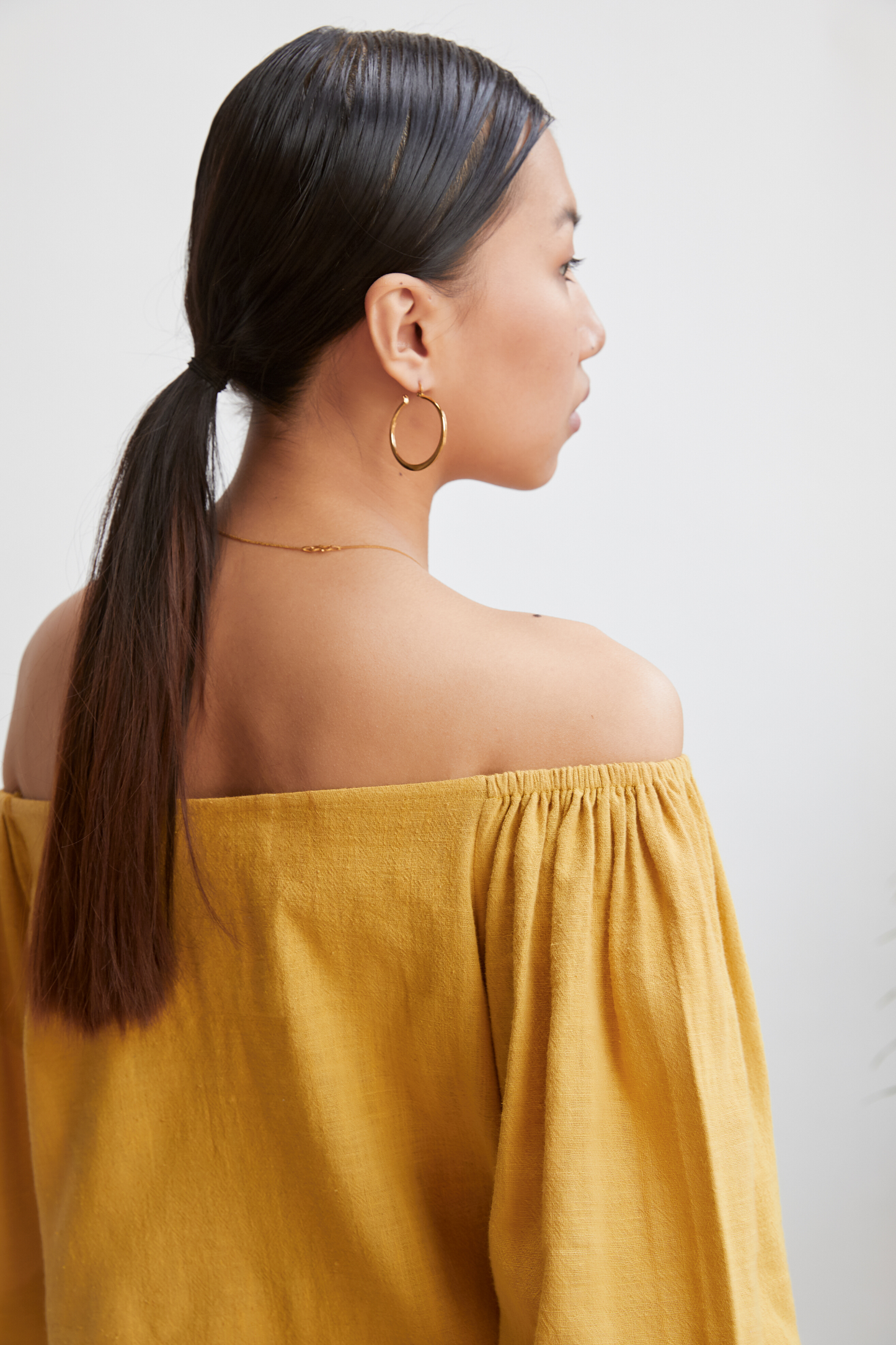 Afternoon Light off-the-shoulder top