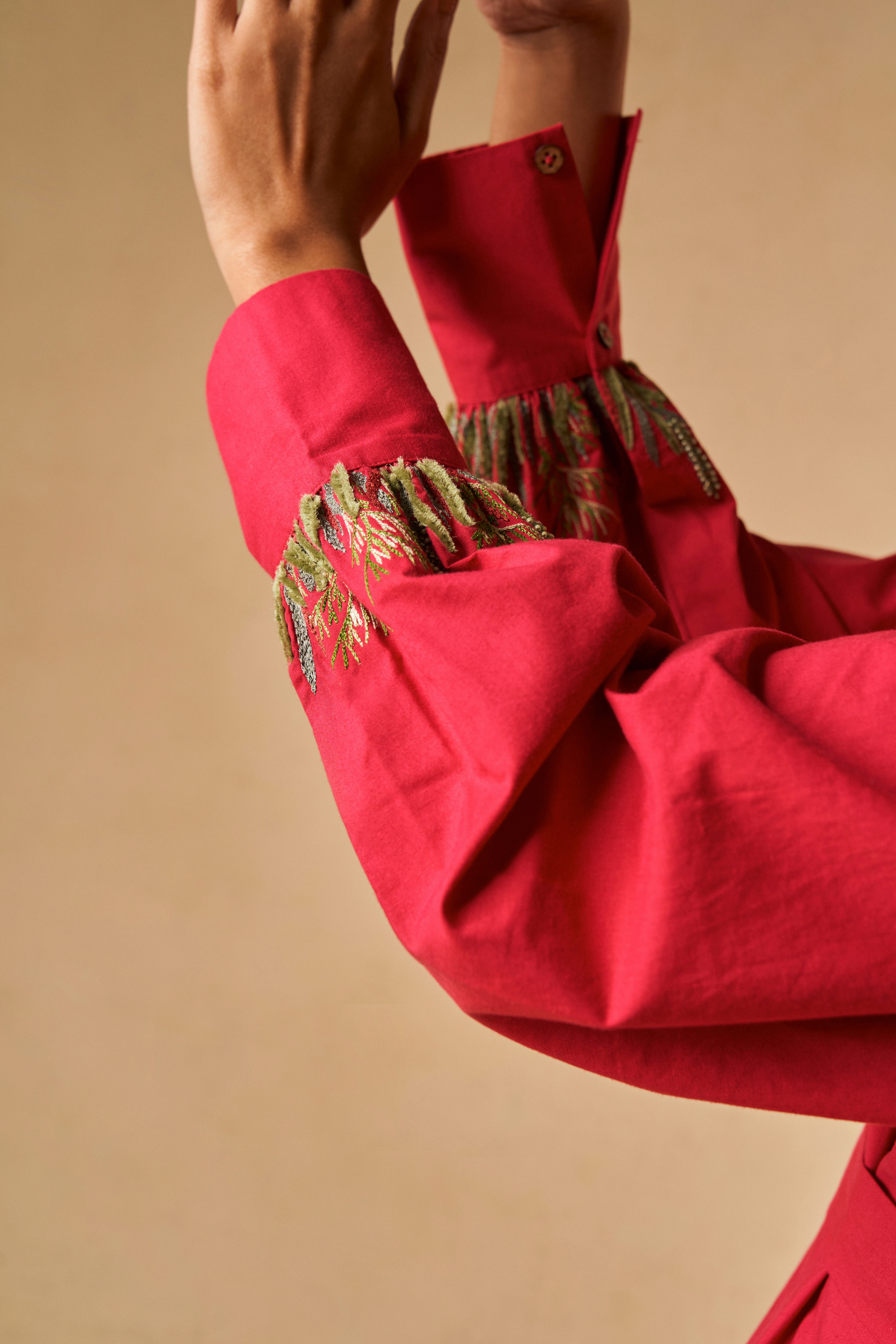 Coral Sunset Organic Cotton Shirt