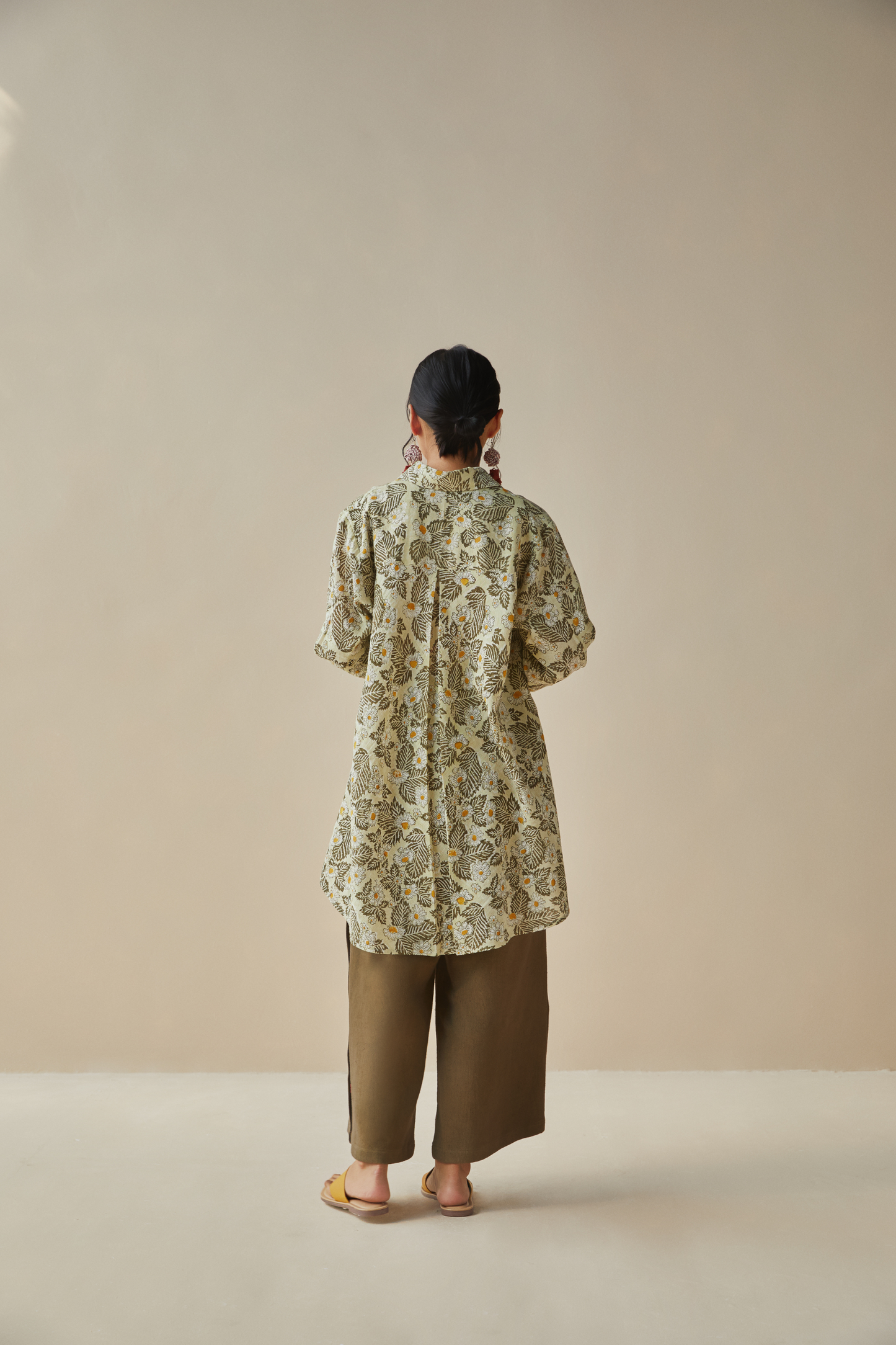 Daisy Moon handwoven organic cotton shirt