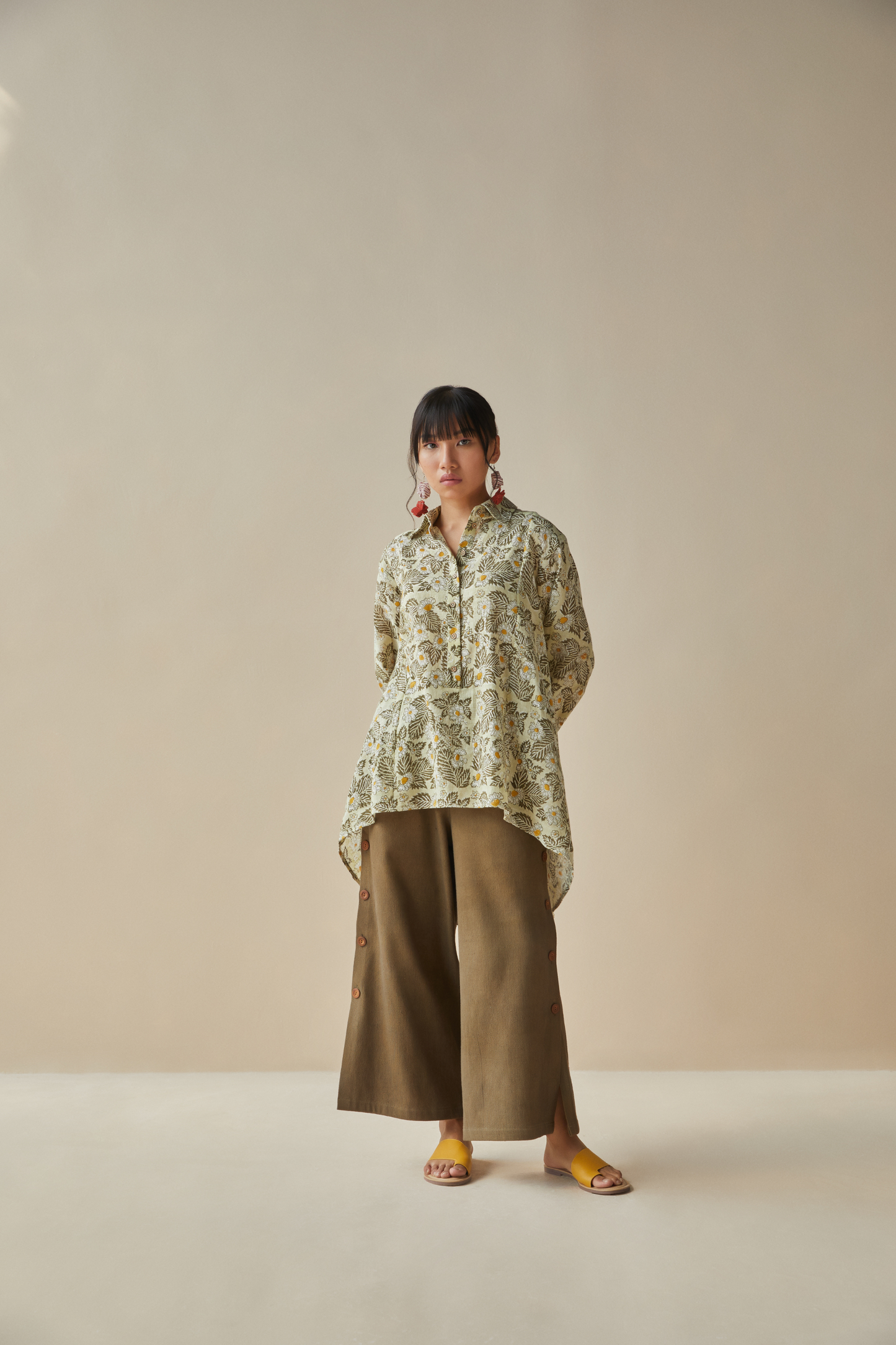 Daisy Moon handwoven organic cotton shirt