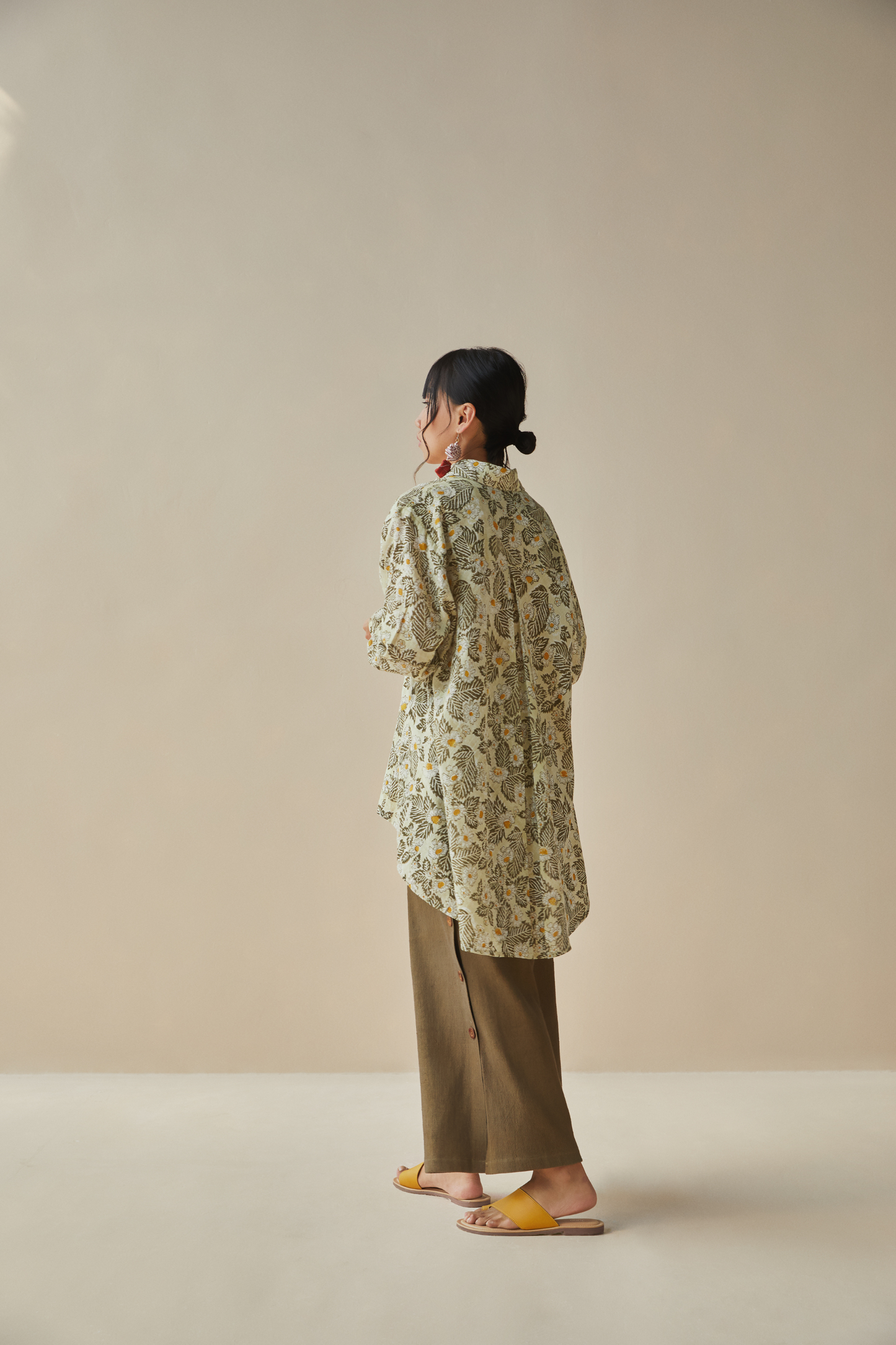 Daisy Moon handwoven organic cotton shirt