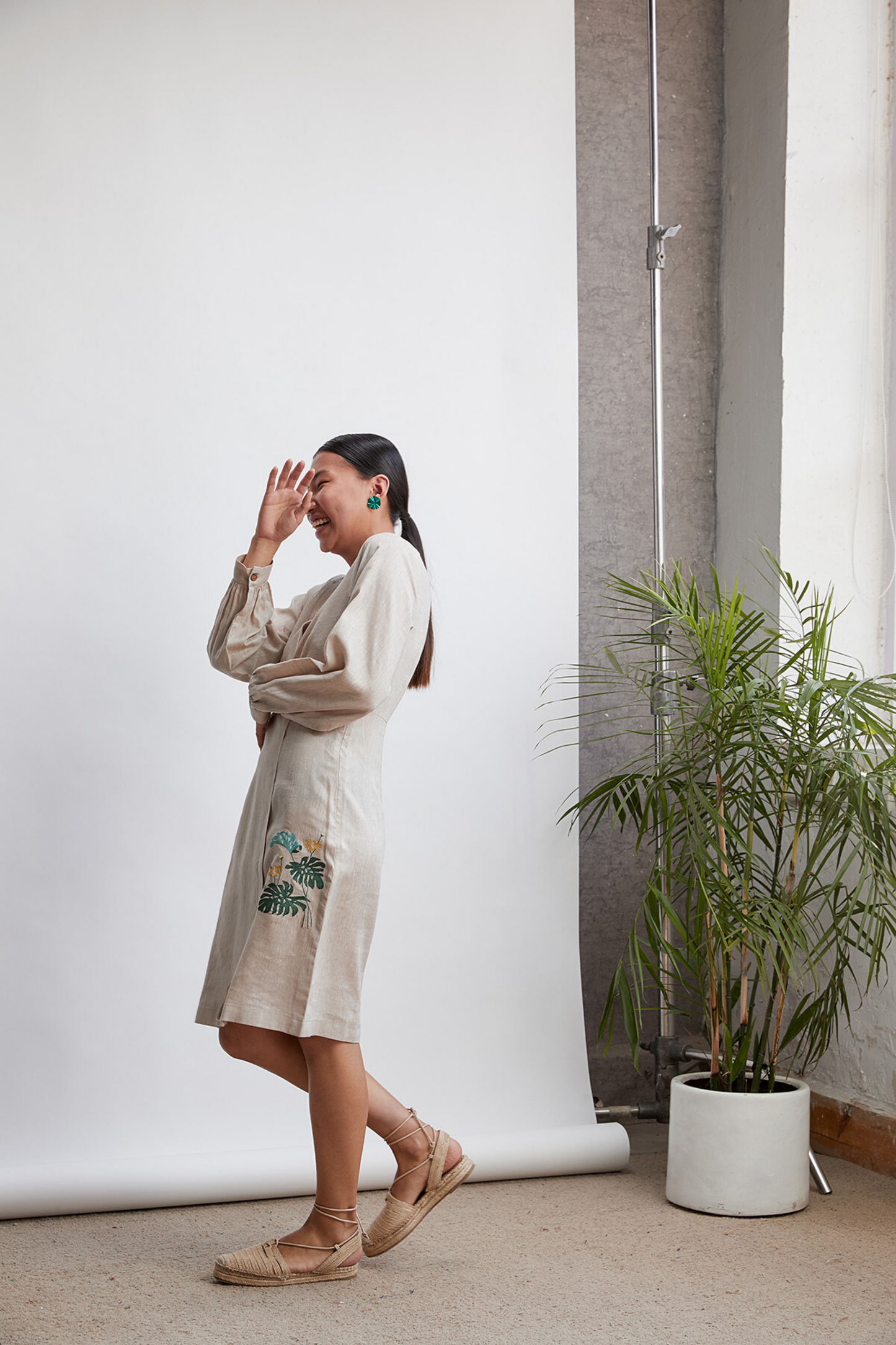 Dempsey linen dress