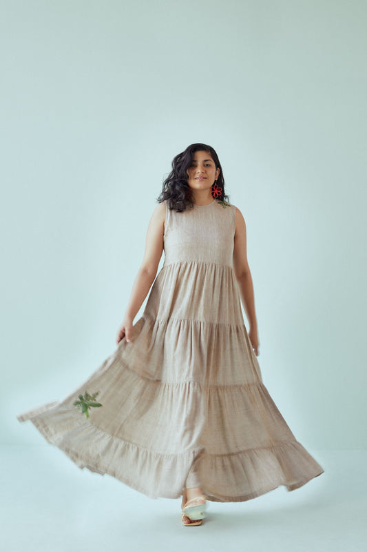 Island kala cotton maxi dress