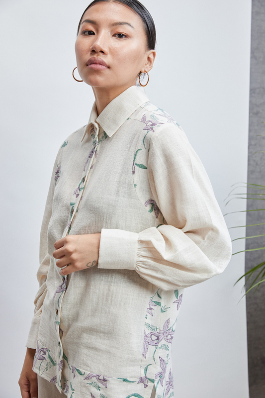 Orchid Garden Patch shirt