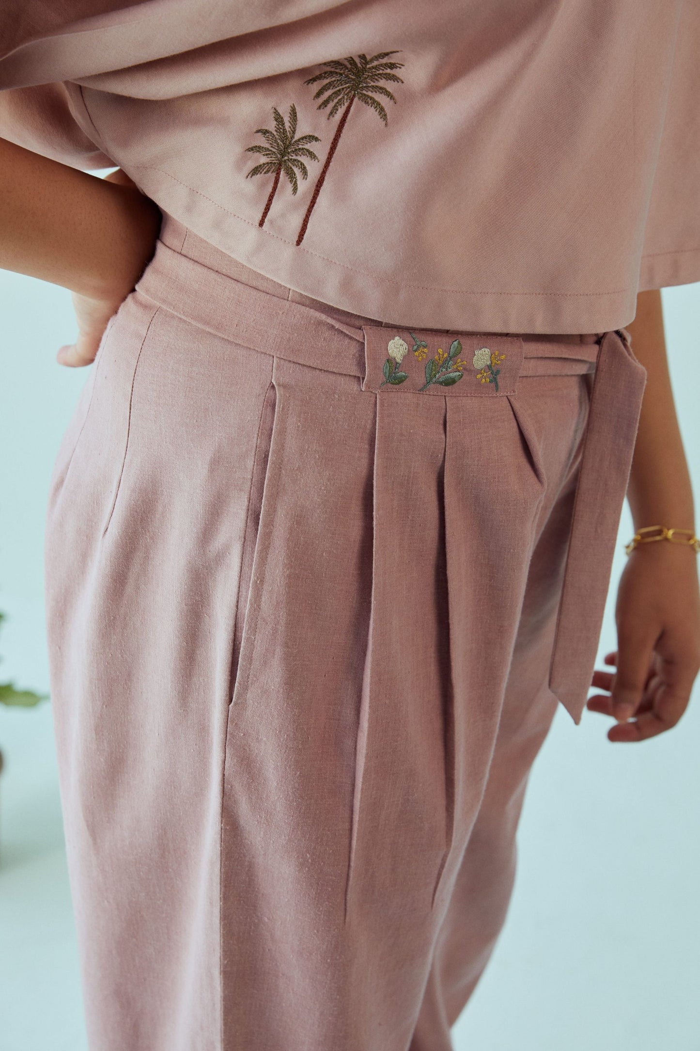 Palm dusk hemp trousers