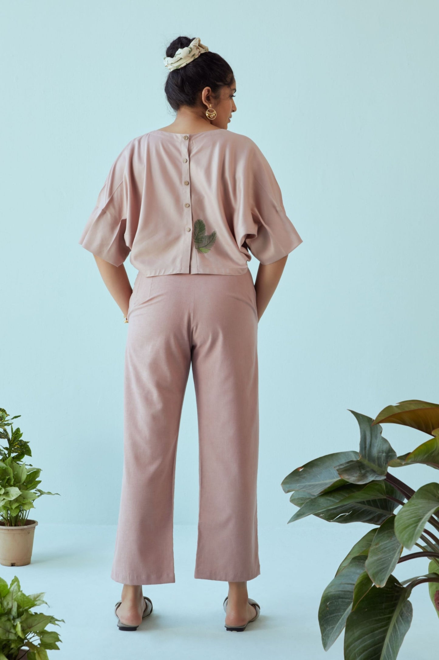 Palm dusk hemp trousers