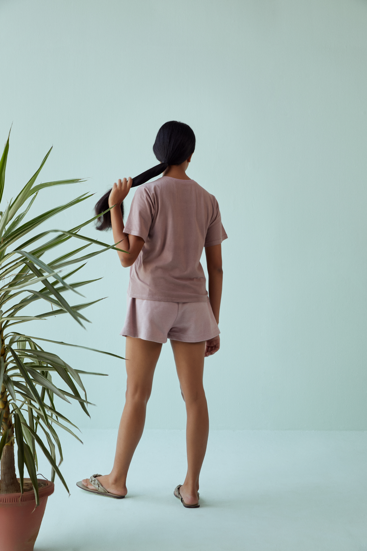Palmy organic cotton terry shorts