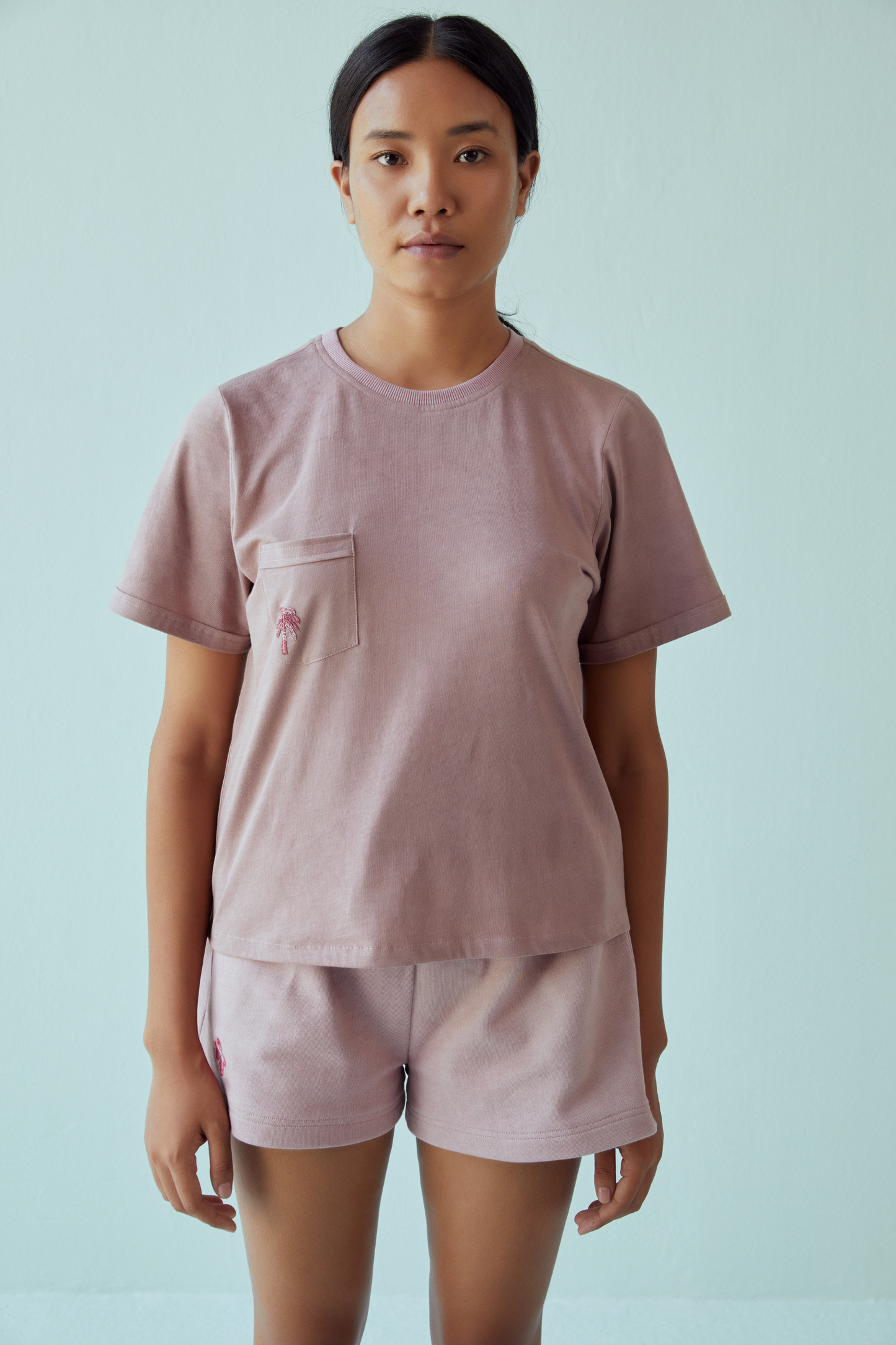 Palmy organic cotton terry shorts