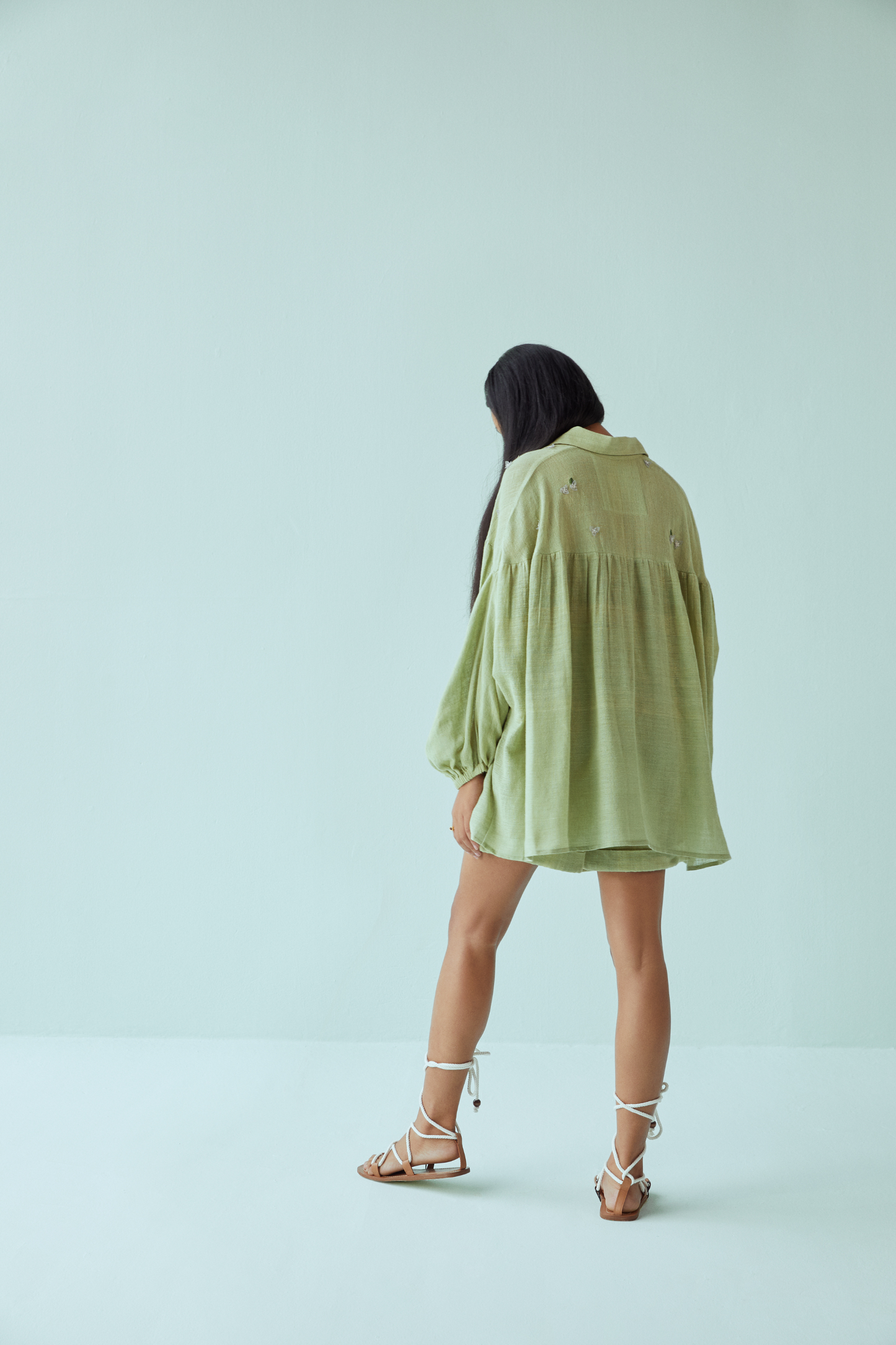 Summer Dream handwoven organic cotton shirt