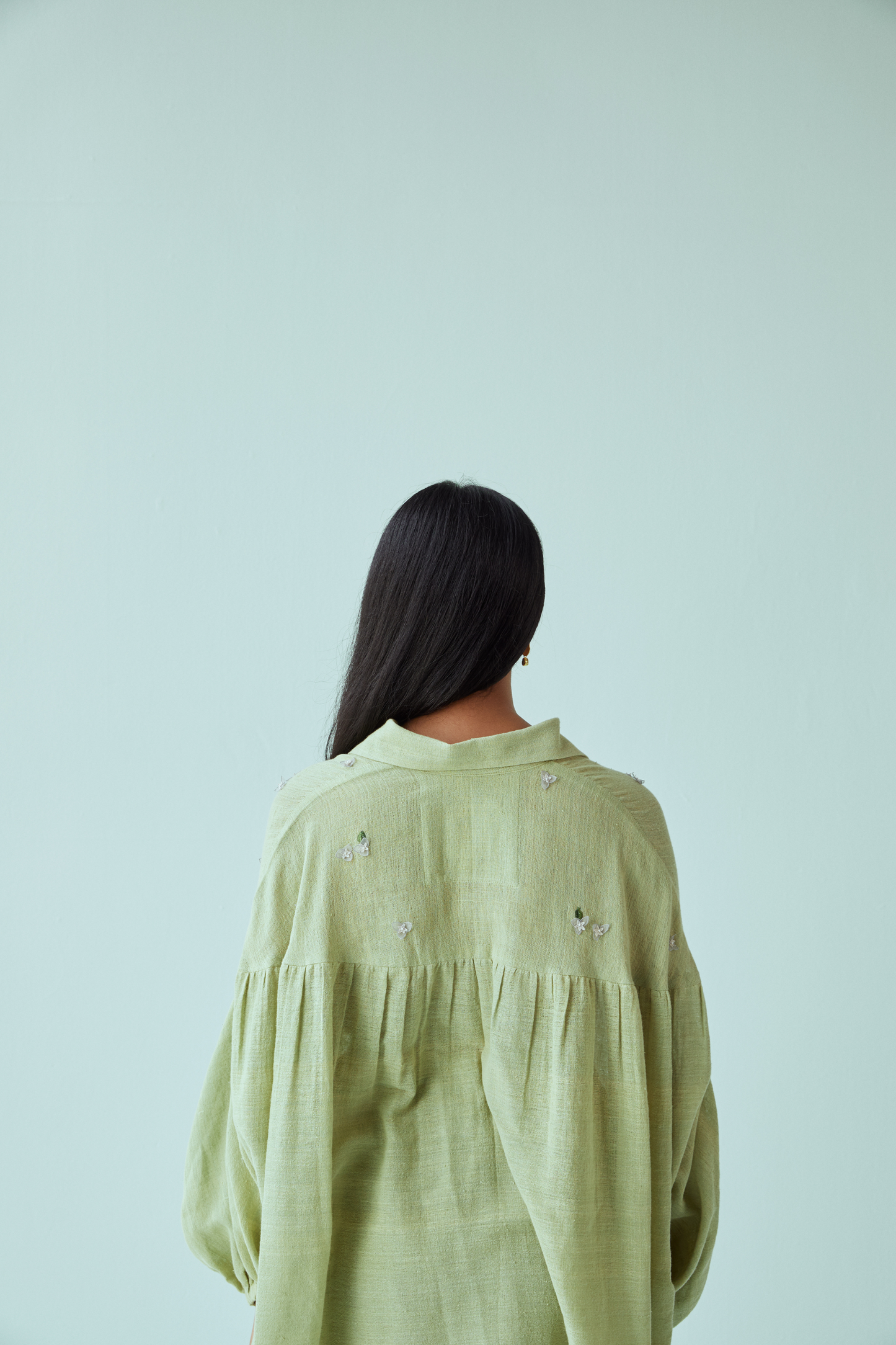 Summer Dream handwoven organic cotton shirt