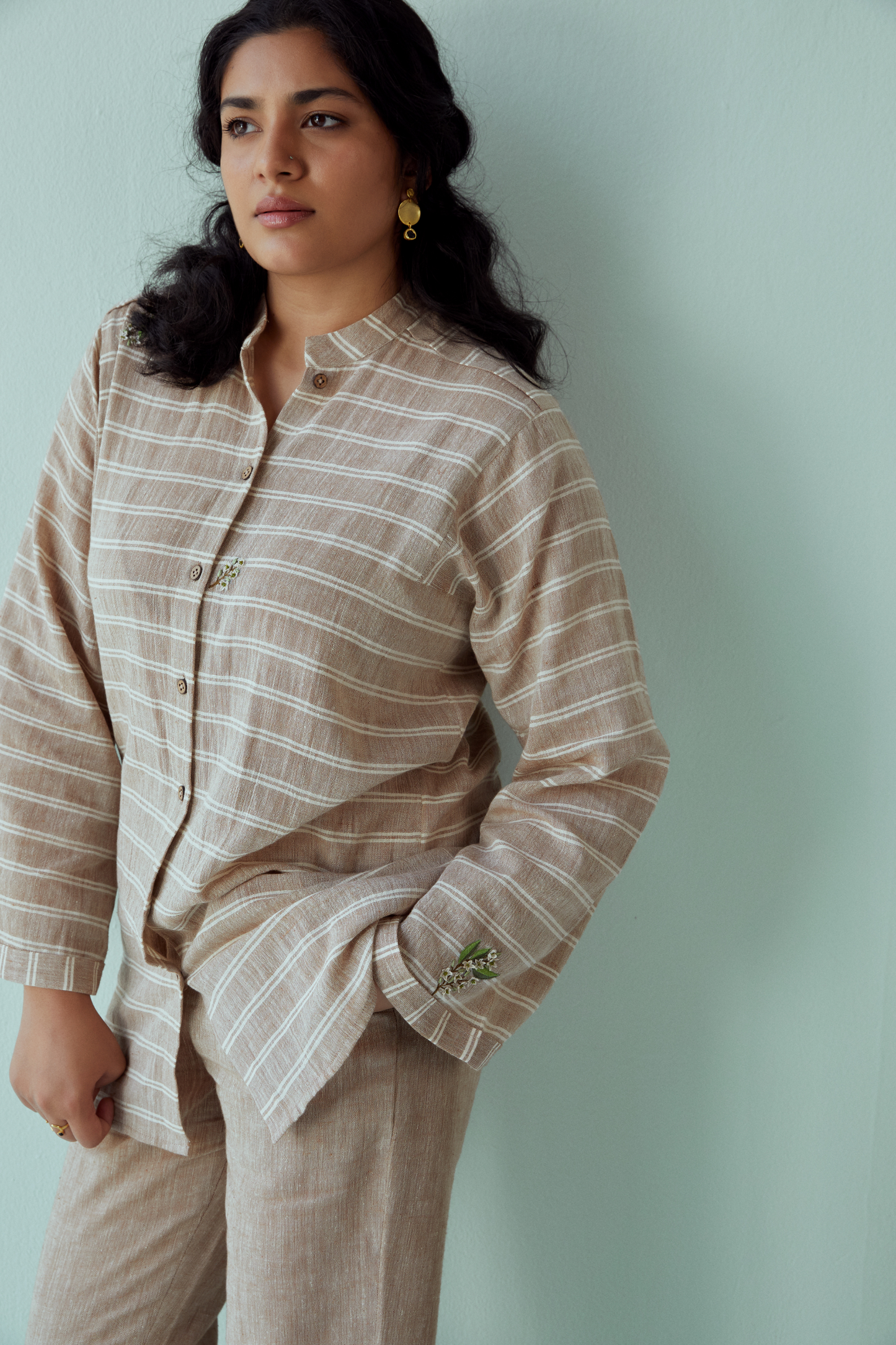 The Basic kala cotton shirt