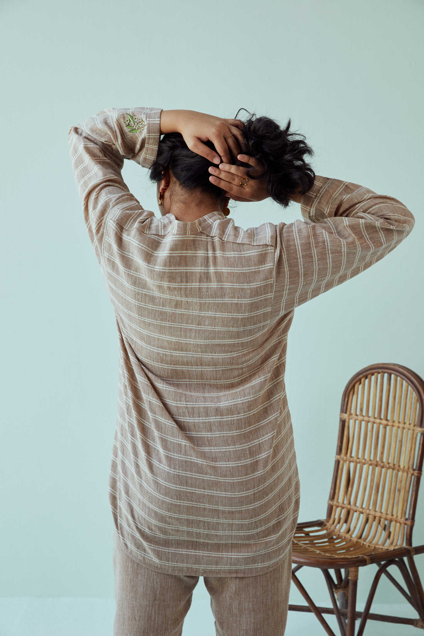 The Basic kala cotton shirt