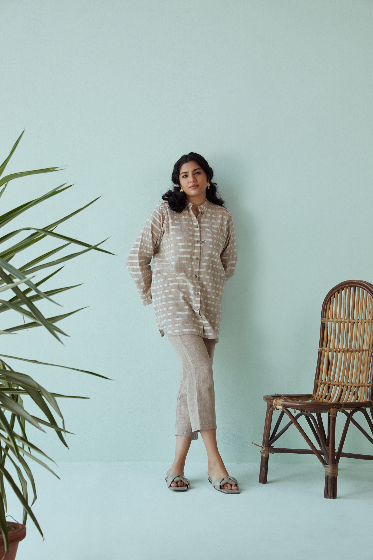 The Basic kala cotton shirt