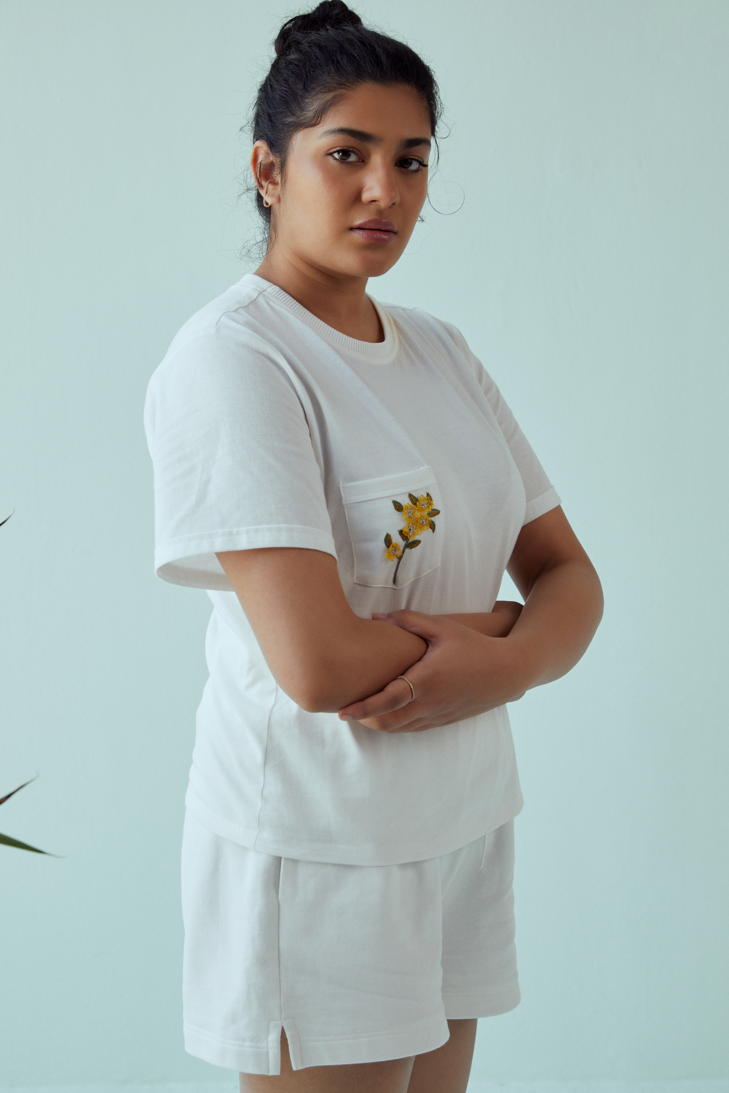 The Bloom organic cotton knit set