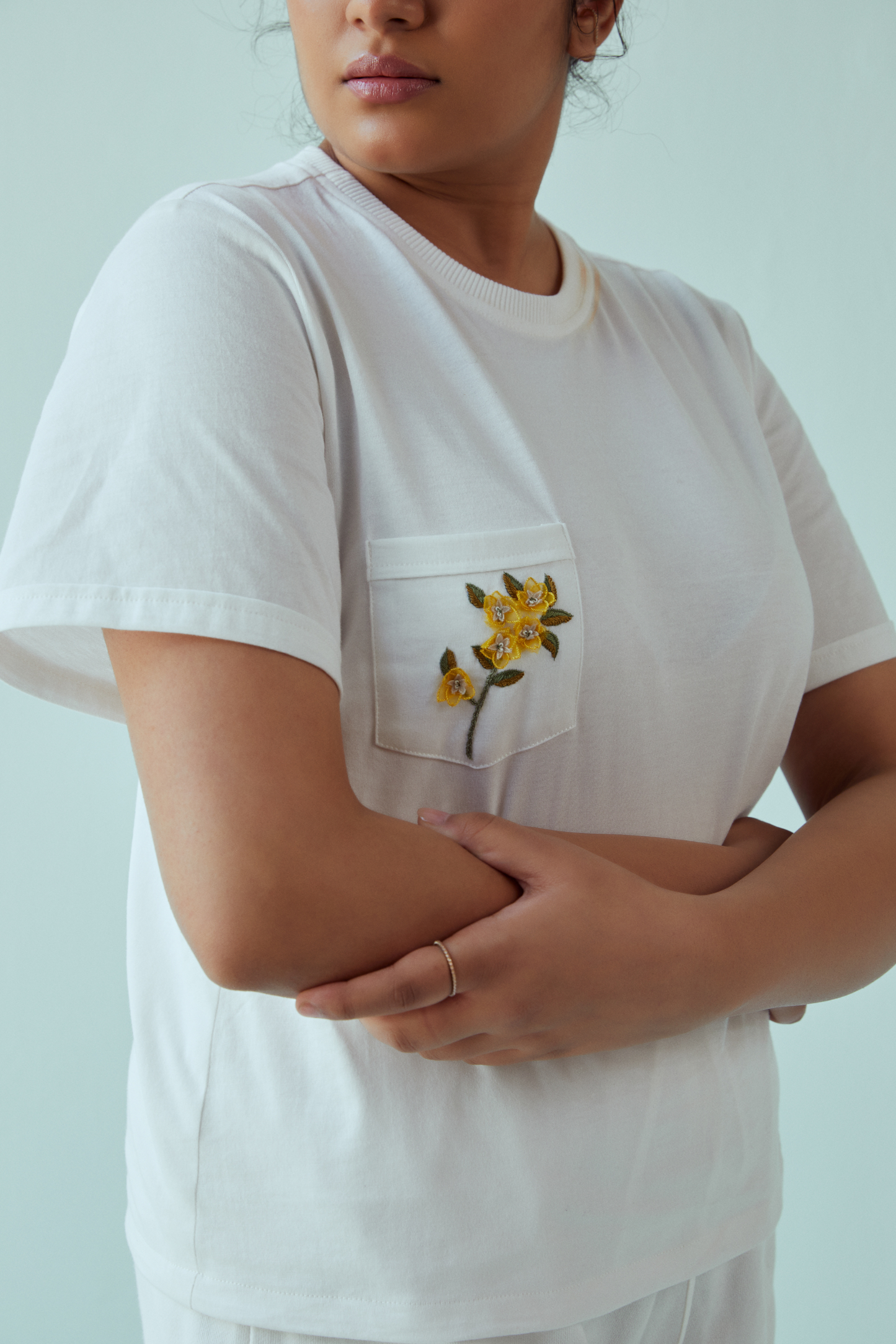 The Bloom organic cotton knit set