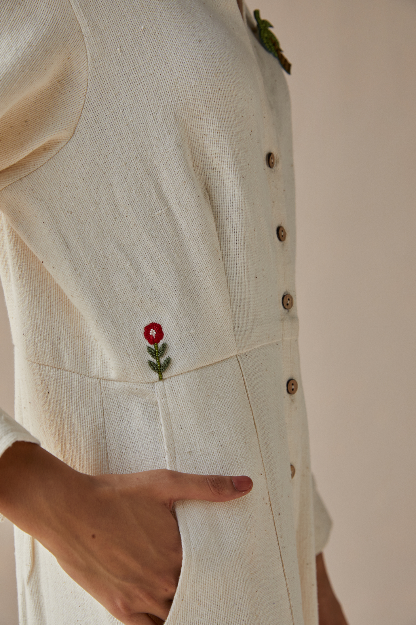 The Cliffside handwoven organic cotton jumpsuit