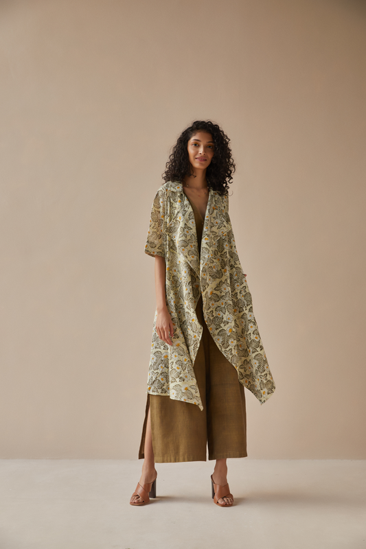 the daisy dream handwoven organic cotton gilet