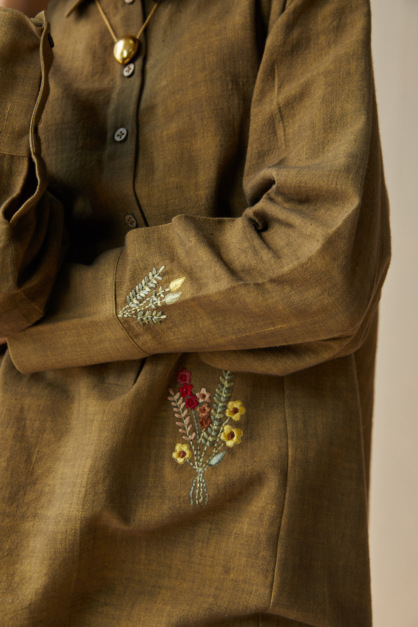 The Hills handwoven organic cotton shirt