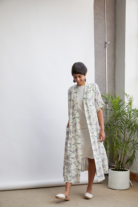 The Orchid Garden gilet