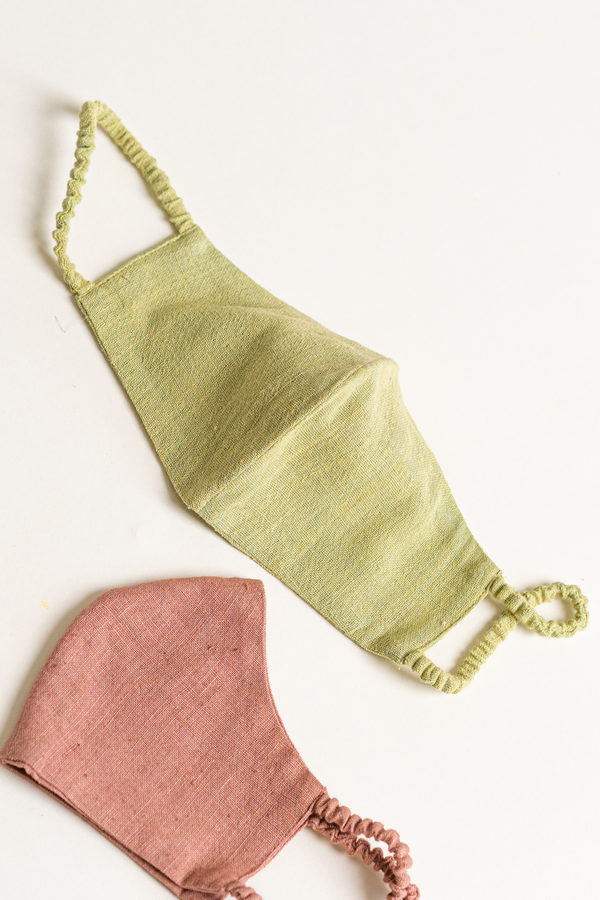 The Palmy handwoven mask