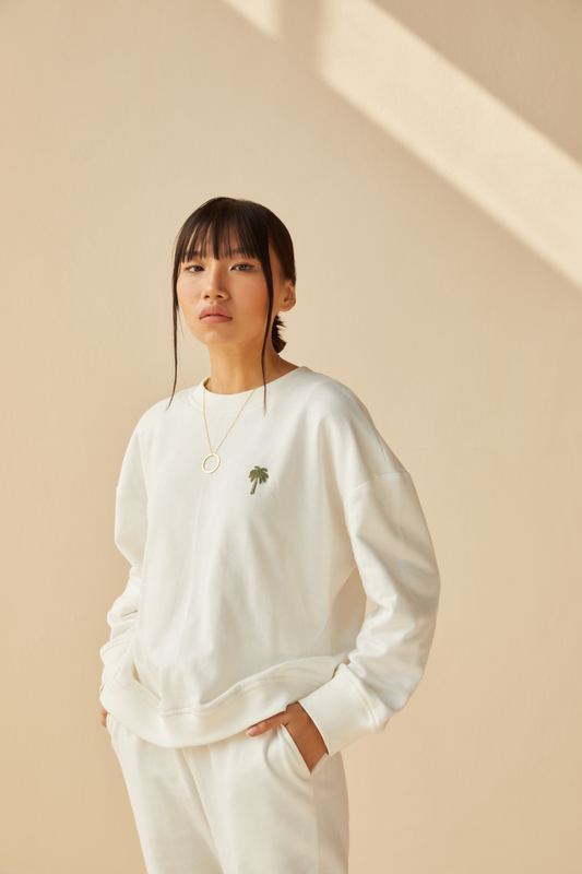The palmy organic cotton sweatshirt