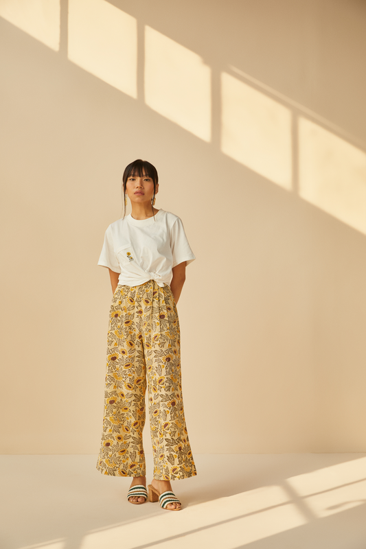 the sunflower off white organic cotton knit t shirt
