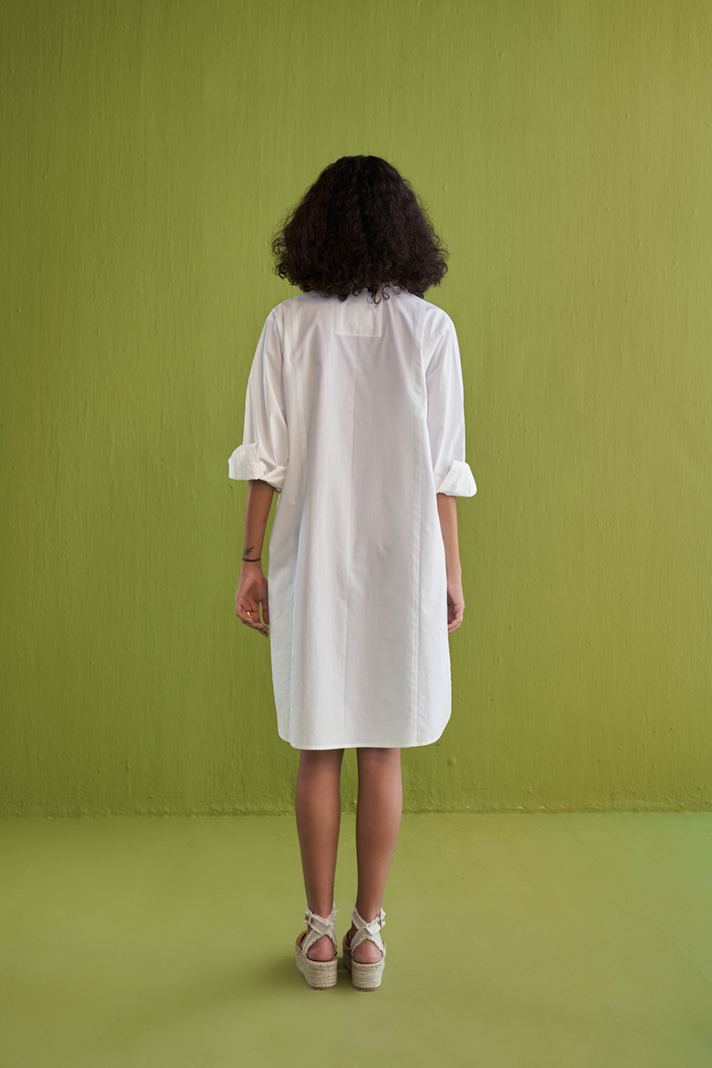 The Tropical Organic Cotton Shirt Dress