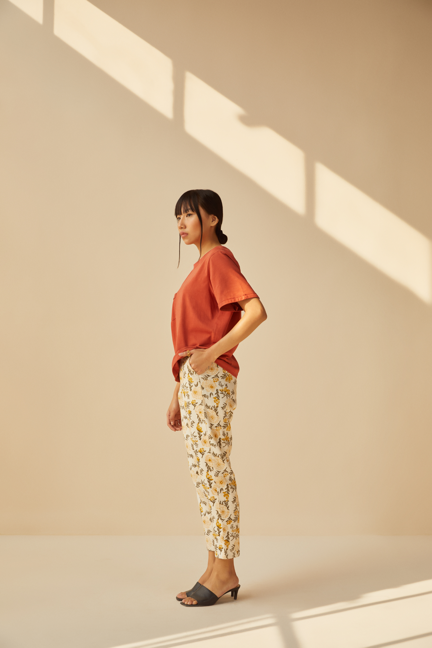 The Wildflower organic cotton knit t-shirt