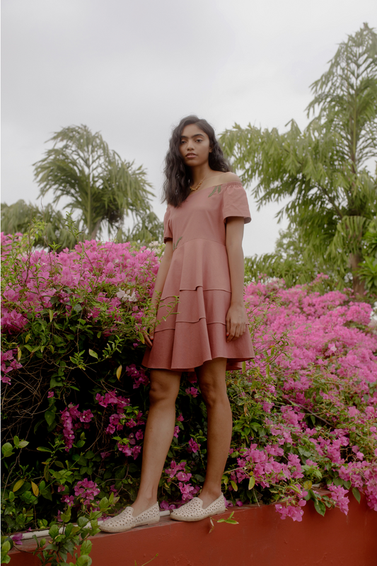 Sui | THE BYRON hand-embroidered recycled fabric dress from Flow Winter Collection 2019