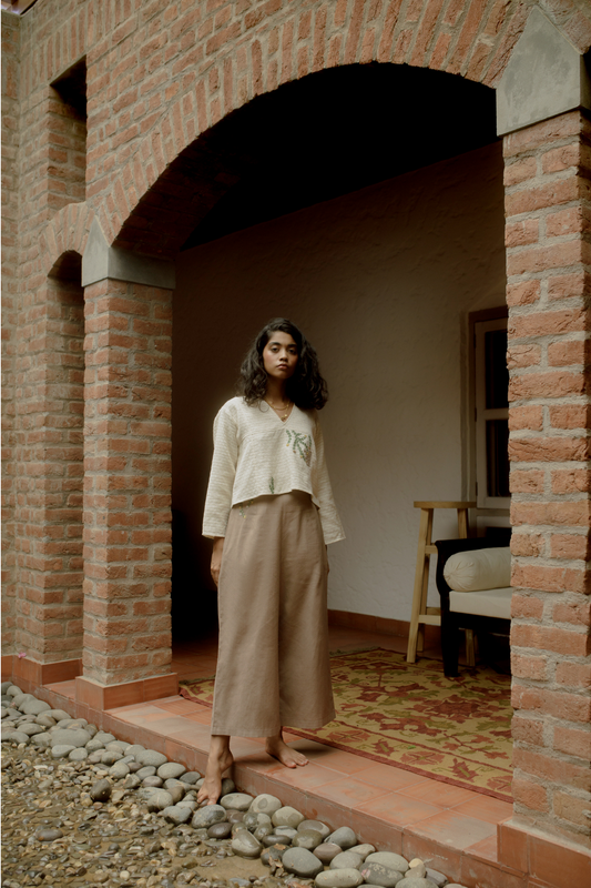 the flow knit crop top