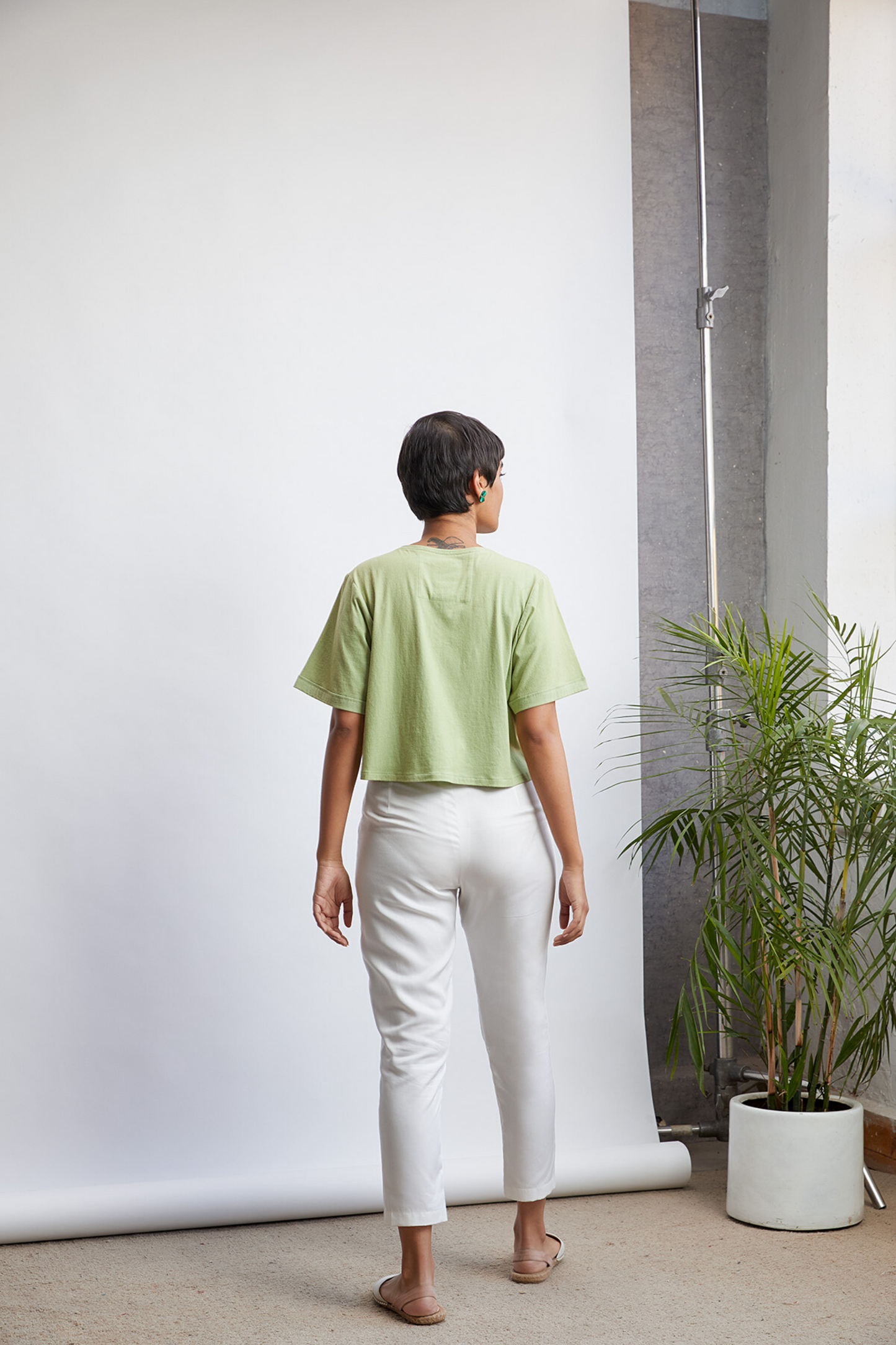 The Garden organic cotton knit top