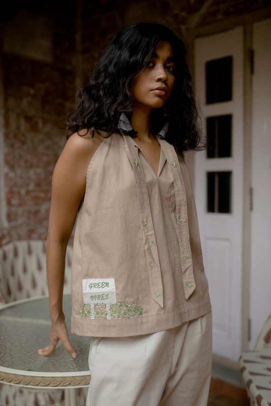the northern sleeveless organic cotton top