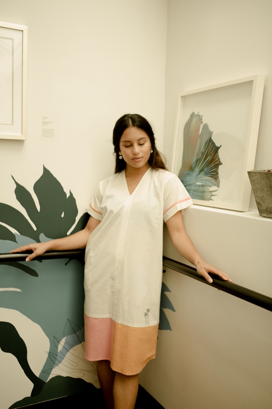 Sui | THE PATCHED embroidered recycled fabric dress (classic edition) from Basic-ally Sui 2.0 Collection 2019