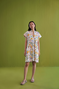 Tropical Garden Organic Cotton Dress