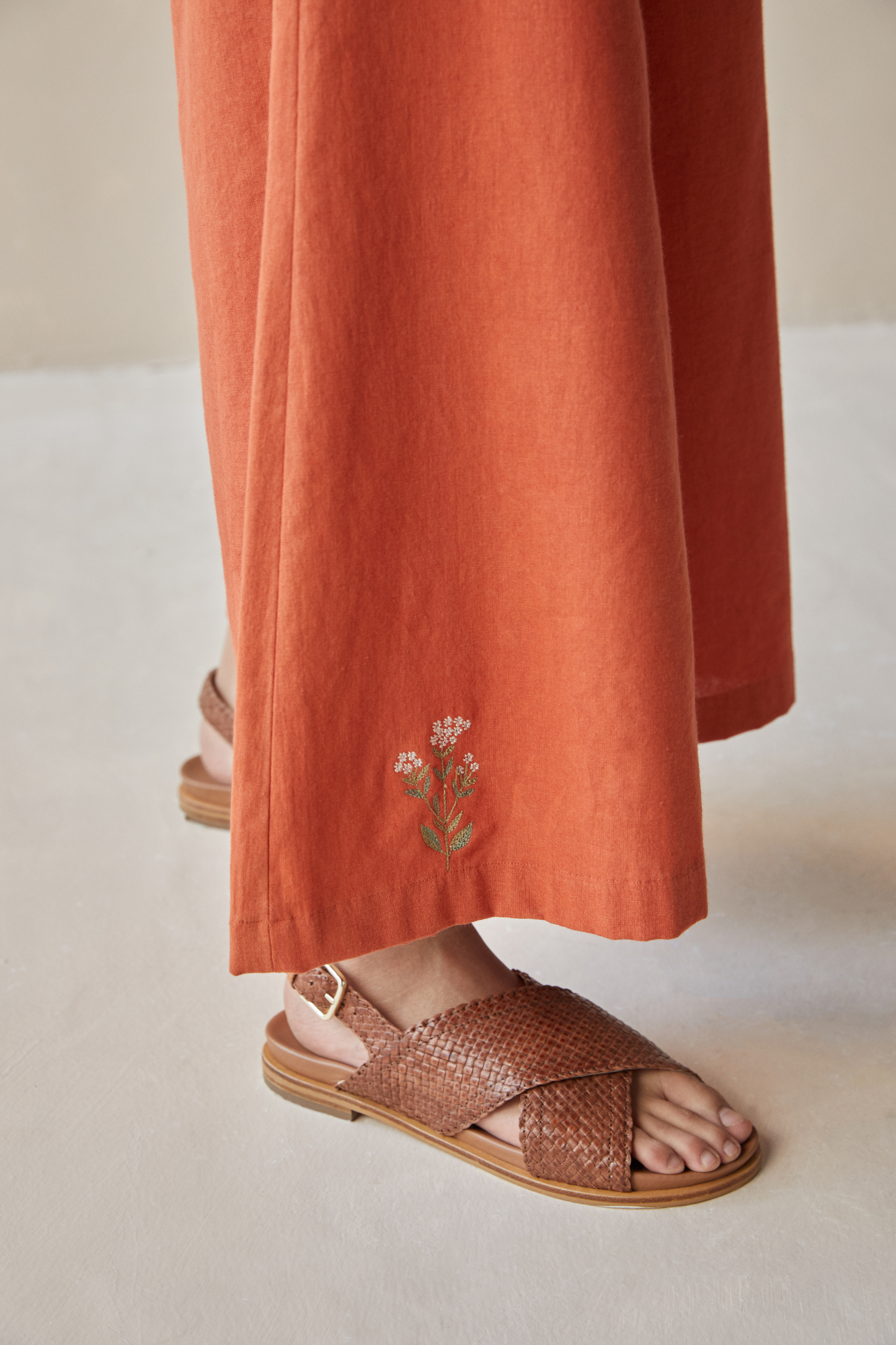 Wild Rose hemp trousers