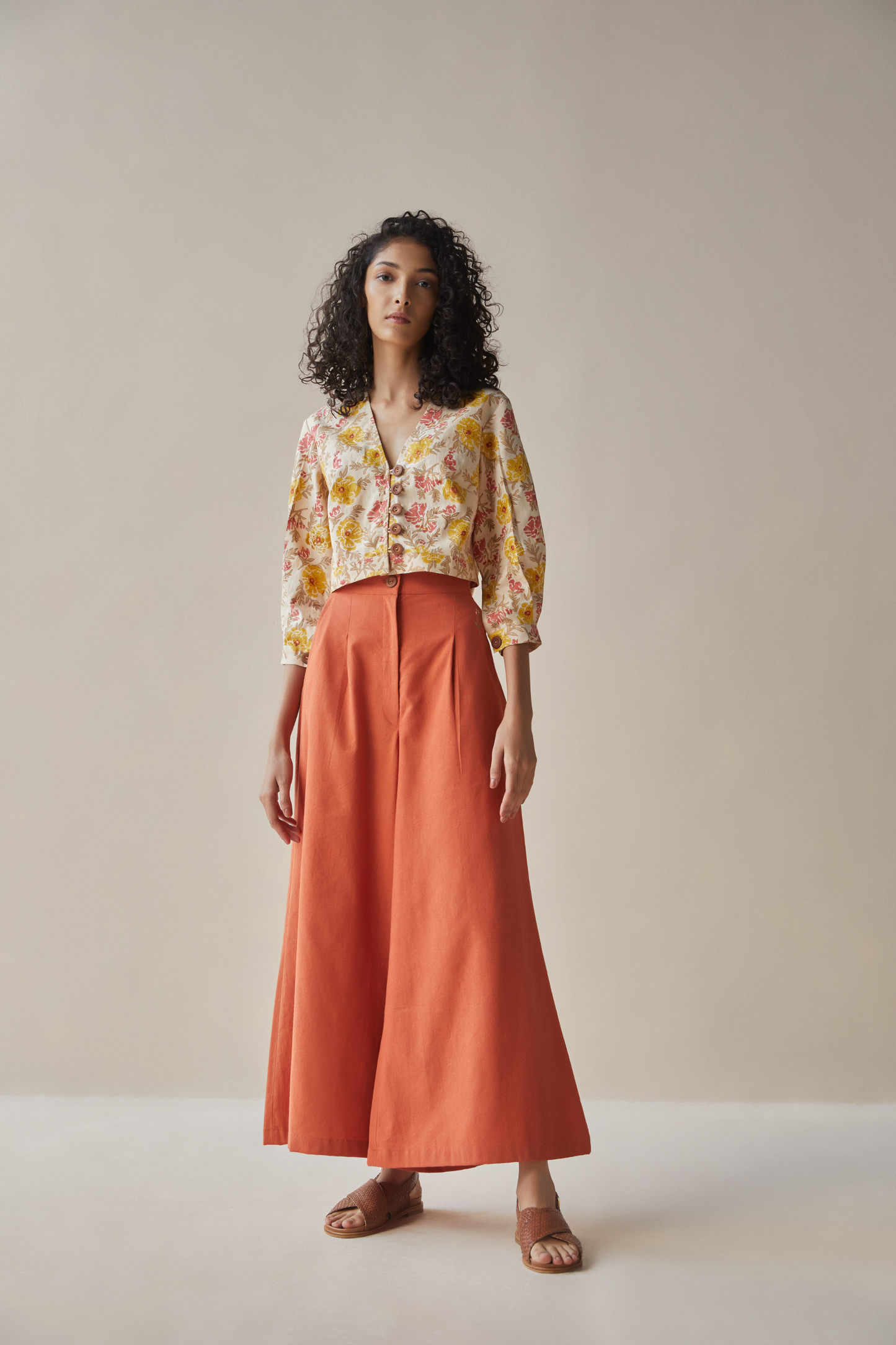 Wild Rose hemp trousers