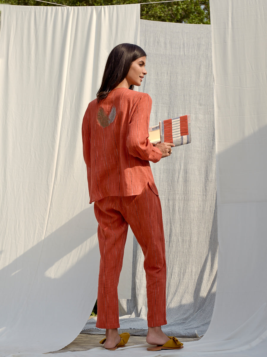 Sunshine on the Road organic cotton trousers