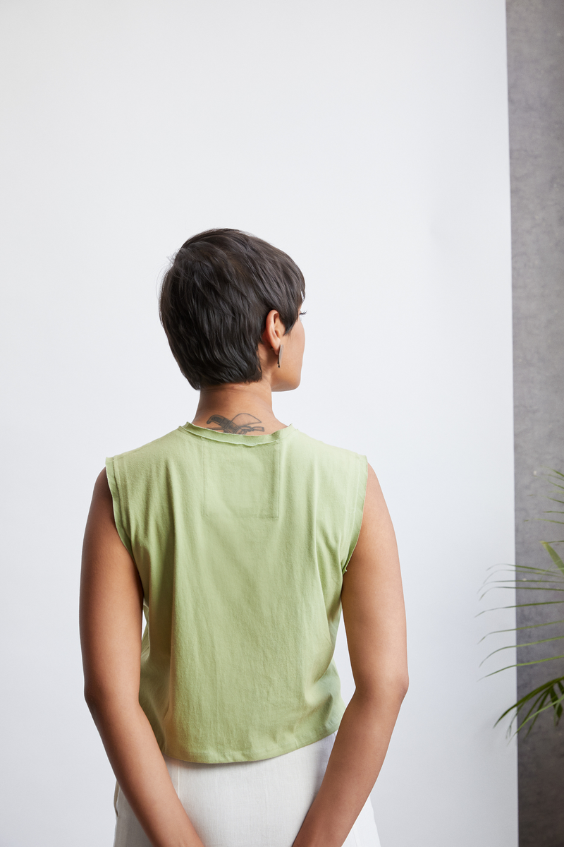 The Palmy organic cotton knit top